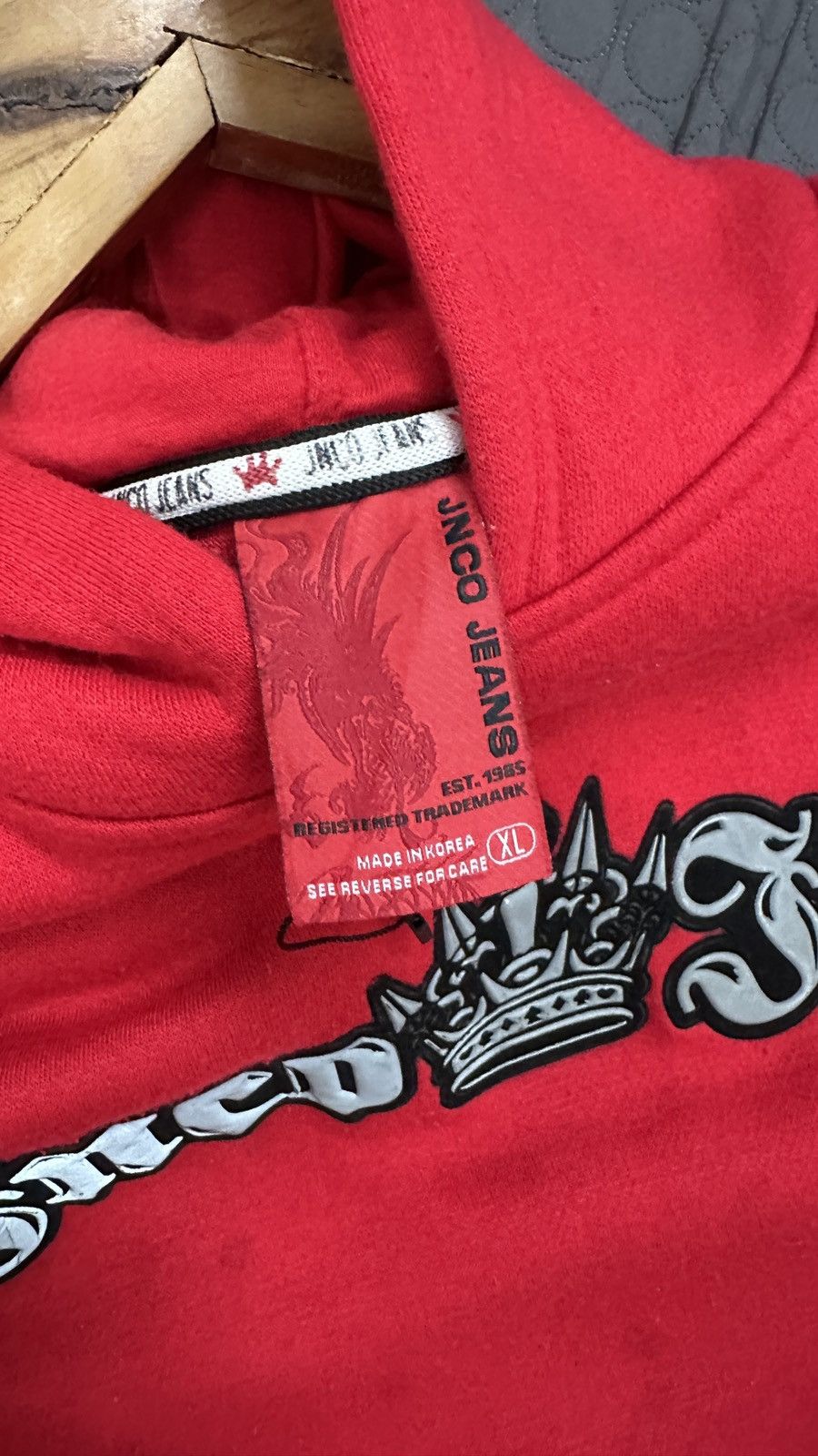 Vintage Y2k JNCO HOODIES Size US XL / EU 56 / 4 - 6 Thumbnail