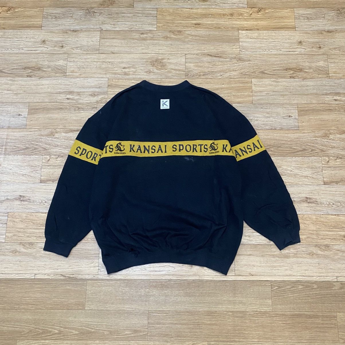 Kansai Yamamoto 2000s Kansai Sport Sweater Size US XXL / EU 58 / 5 - 2 Thumbnail