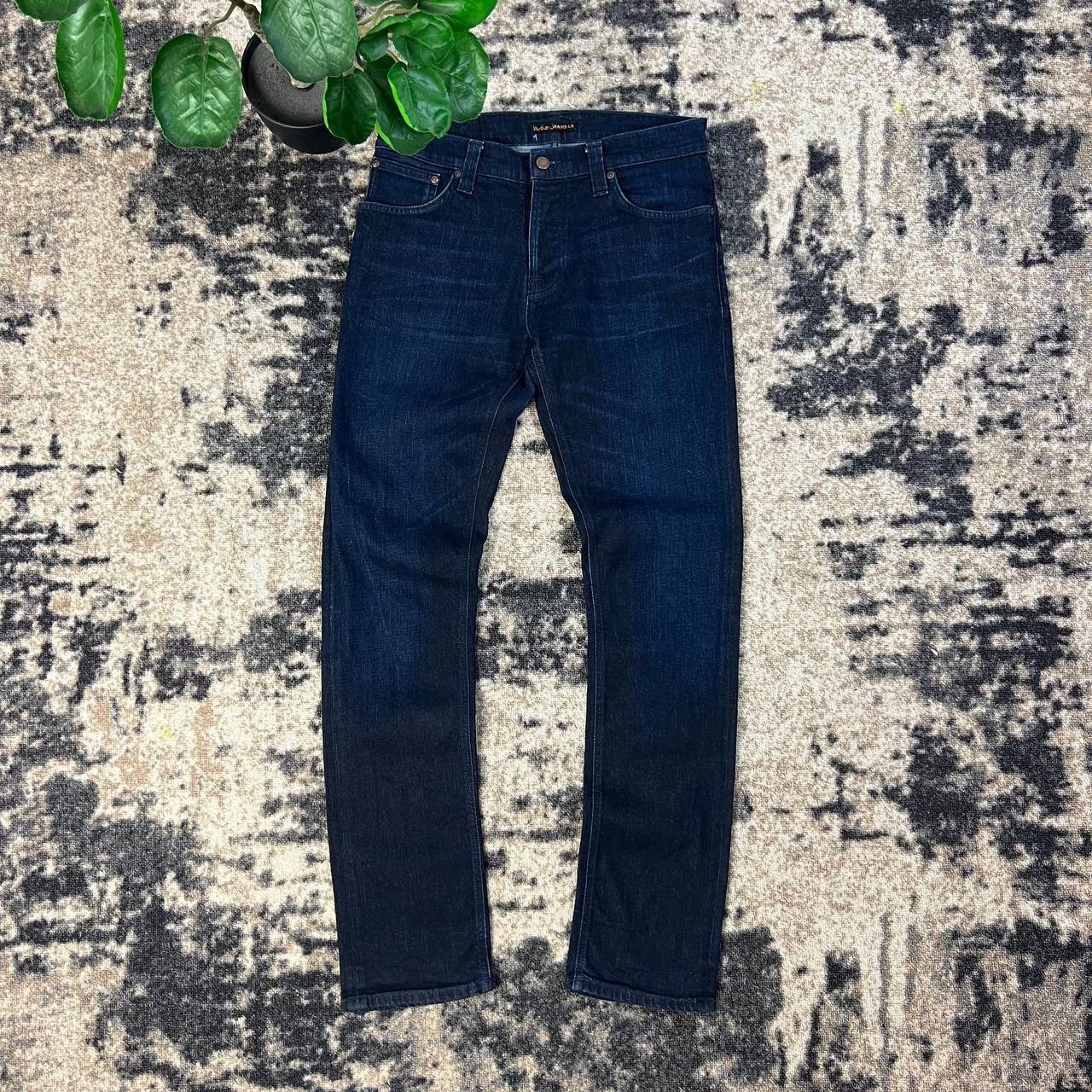 Nudie Jeans Nudie Jeans Japanese Y2K Dark Blue Denim Jeans Size US 33 - 2 Thumbnail