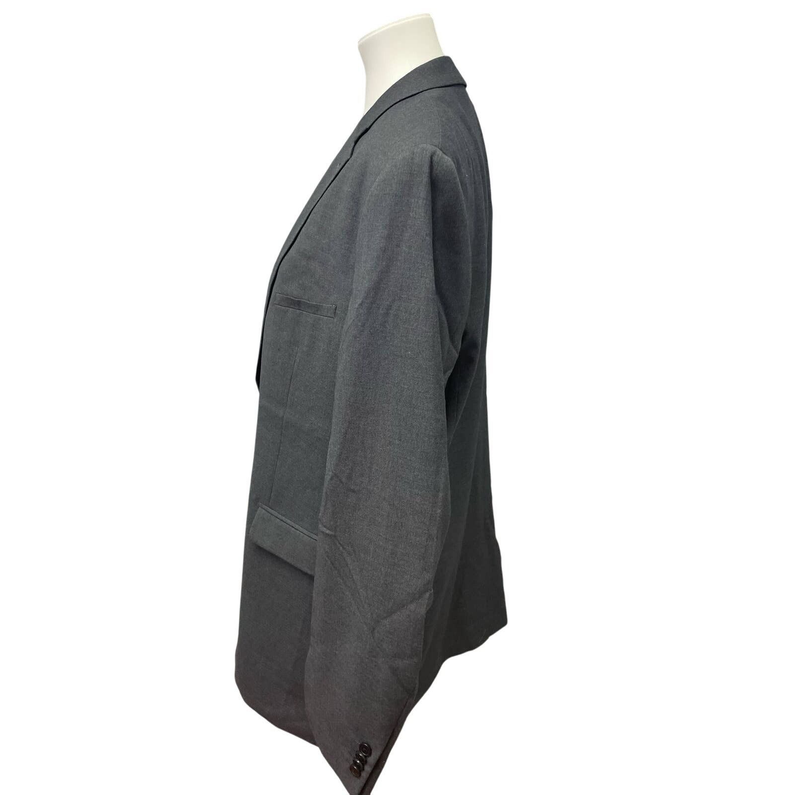 Merona New Mens Merona Large Tall LT 2 Button Coat Jacket Blazer Size 44L - 4 Thumbnail