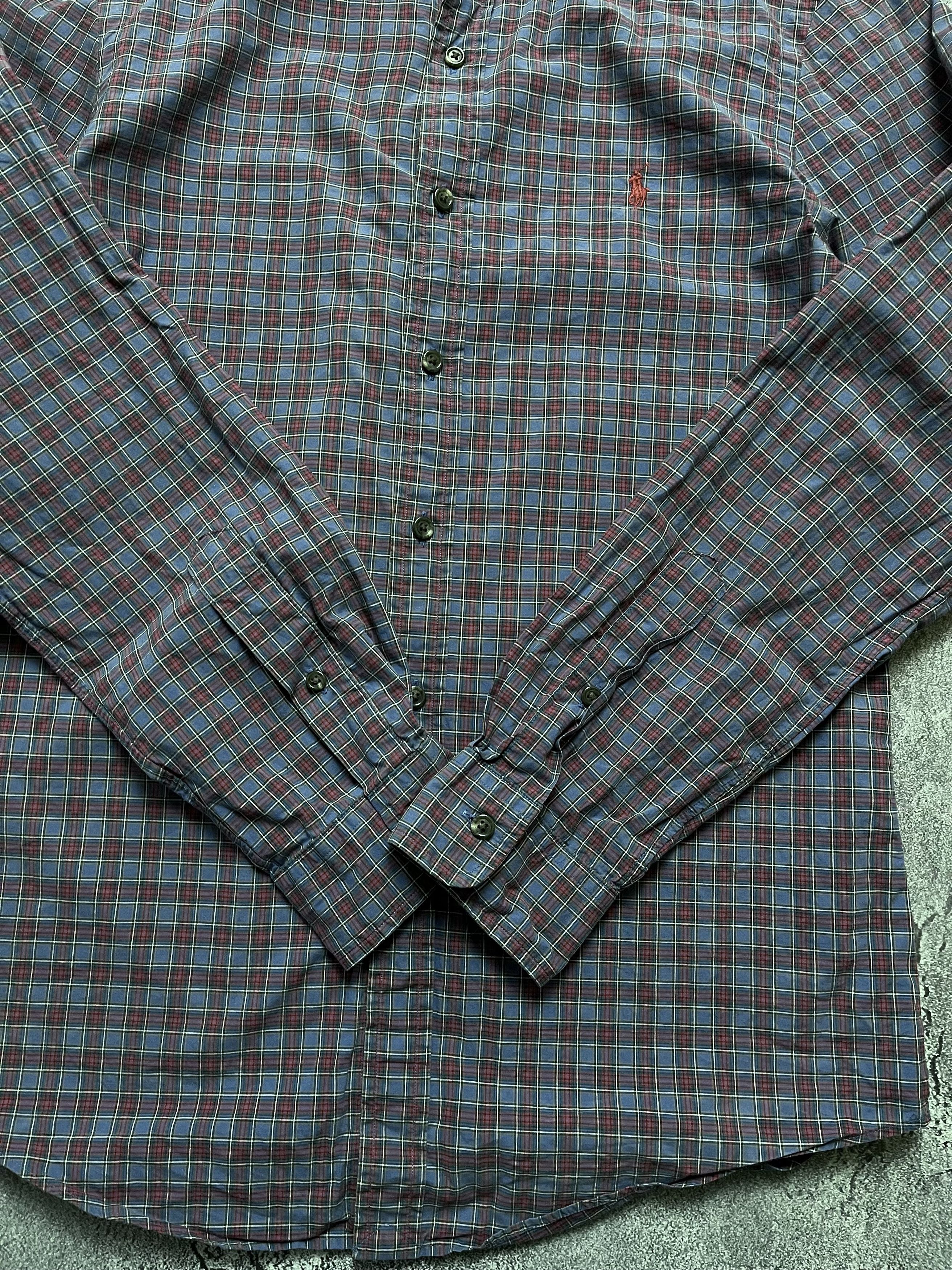 Polo Ralph Lauren Vintage Shirt Button Up Polo Ralph Lauren Big Pony Mens M Size US M / EU 48-50 / 2 - 4 Thumbnail