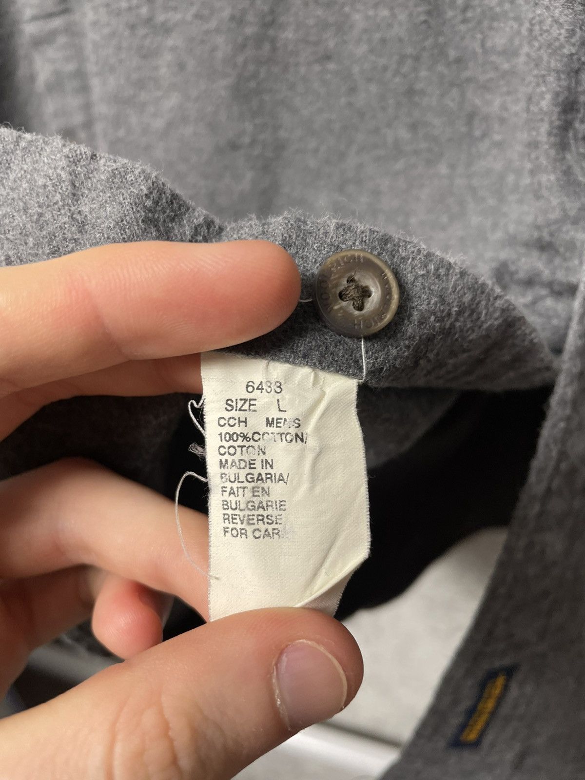 Woolrich Woolen Mills Woolrich Heavyweight Grey Shirt Button-Down Outdoor Heritage Size US L / EU 52-54 / 3 - 13 Thumbnail