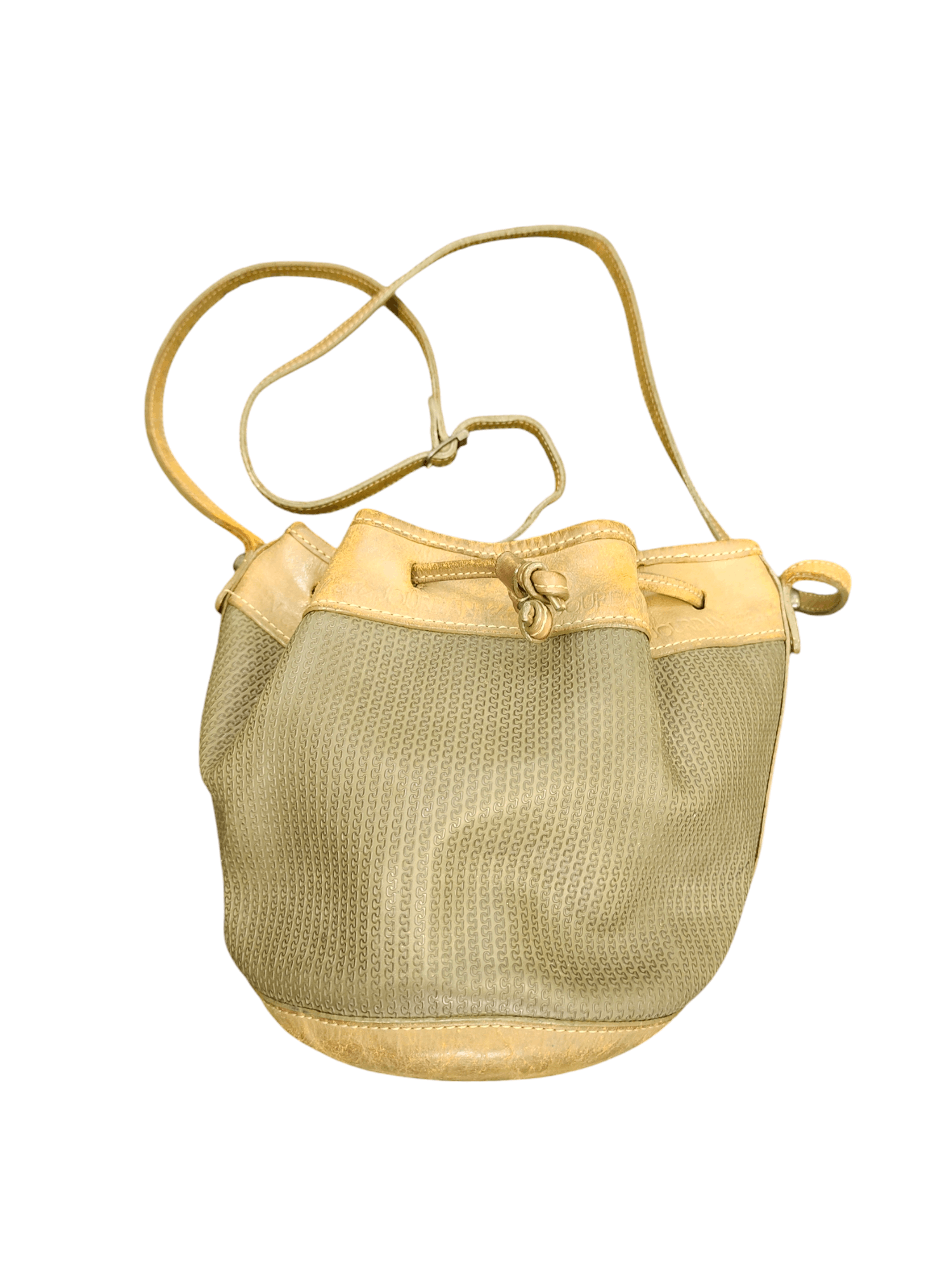 Charles Jourdan Vintage Charles Jourdan Patina Leather Bucket Mini Bag Size ONE SIZE - 4 Thumbnail