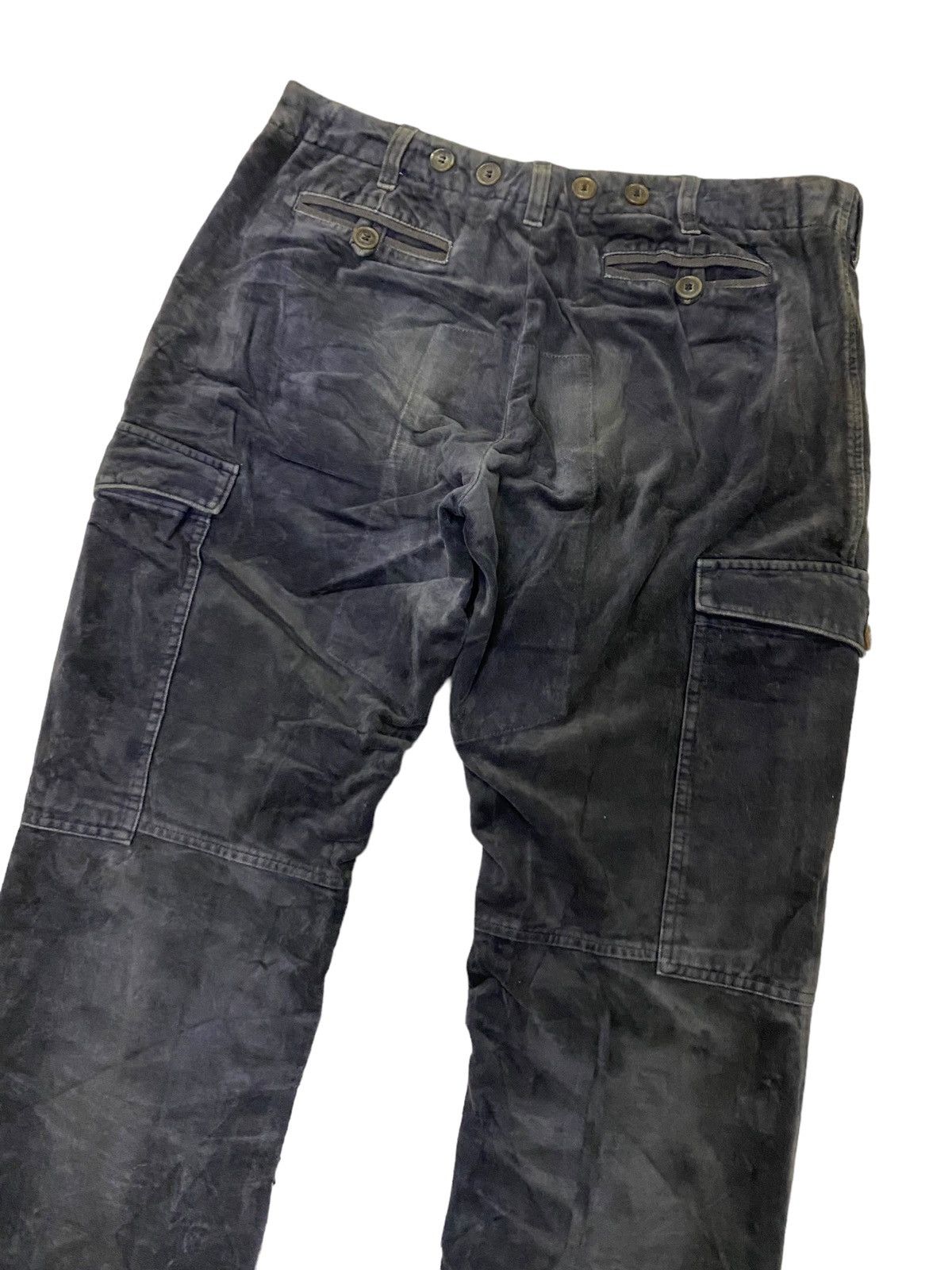 Viktor & Rolf 💥Viktor & Rolf Italy Velvet Cargo Pant Size US 33 - 9 Thumbnail