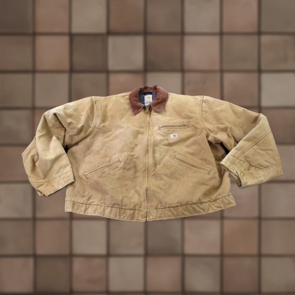 Carhartt Vintage Carhartt Jacket Mens 52 Detroit Blanket Lined Workwear Heavy Duty J01 Size US L / EU 52-54 / 3 - 1 Thumbnail