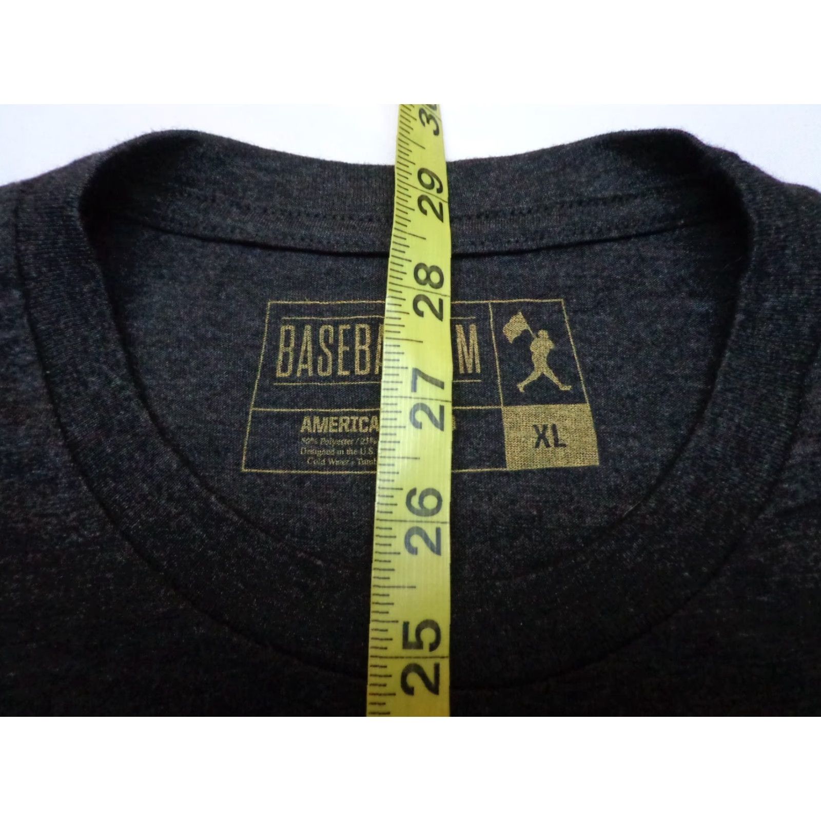 Vintage BASEBALLISM T-SHIRT Baseball Shirt Short Sleeve Crew Neck XL Black Men Size US XL / EU 56 / 4 - 5 Thumbnail