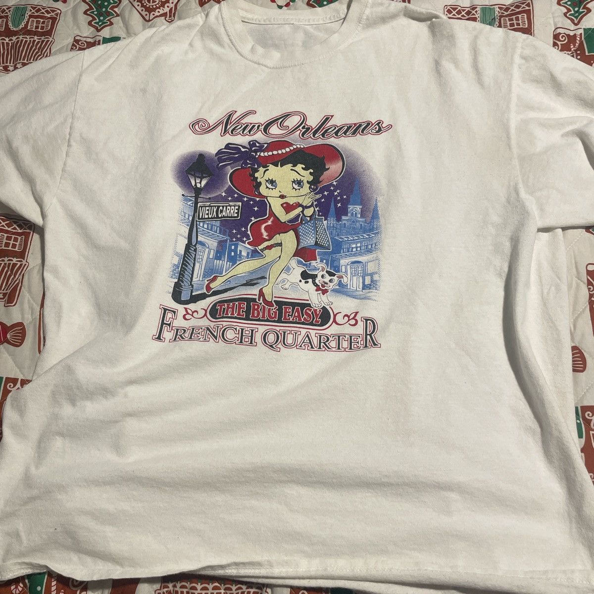 Other 2003 Vintage Betty Boop New Orleans Tee Size US L / EU 52-54 / 3 - 1 Thumbnail