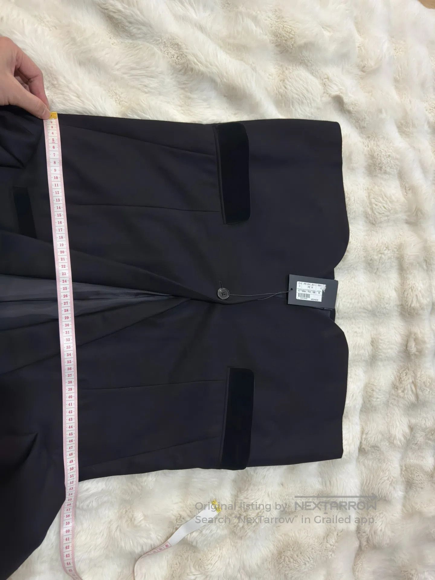 Saint Laurent Paris Saint Laurent Paris Wool and Velvet Blazer| Size US M / EU 48-50 / 2 - 7 Thumbnail