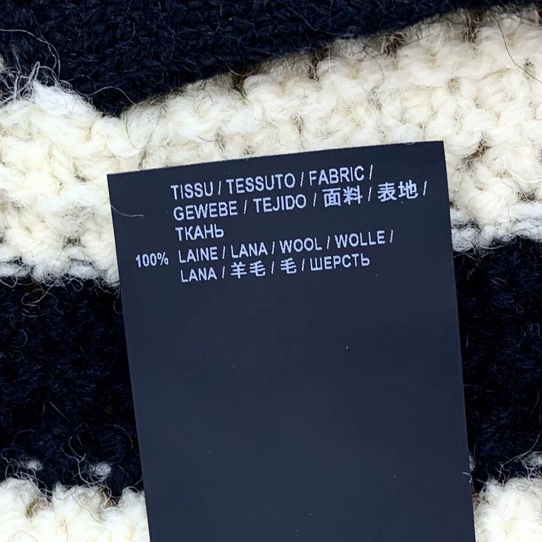 Saint Laurent Colorblock striped wool hooded cutout cardiga