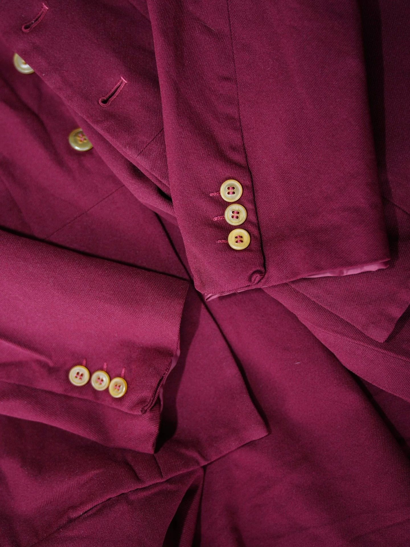 Comme des Garcons CDG Dark Burgundy Layered Trench Coat Japan S Size S / US 4 / IT 40 - 5 Thumbnail
