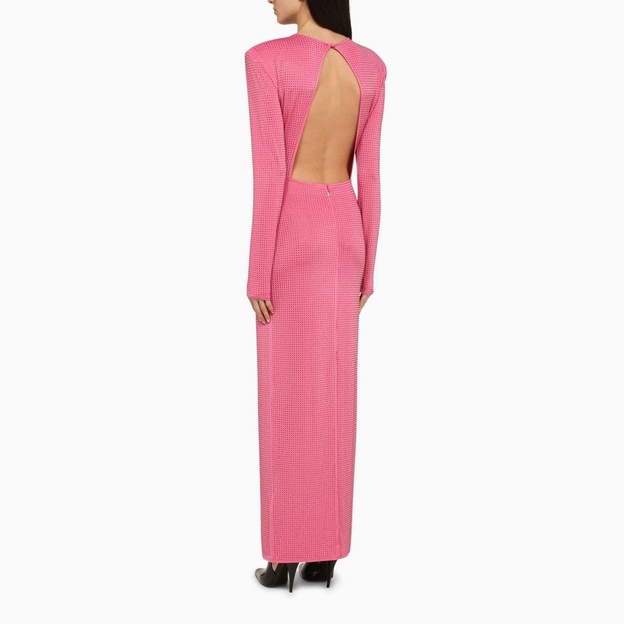 ROTATE o1d2blof0924 Maxi Dress in Pink Size M / US 6-8 / IT 42-44 - 3 Thumbnail