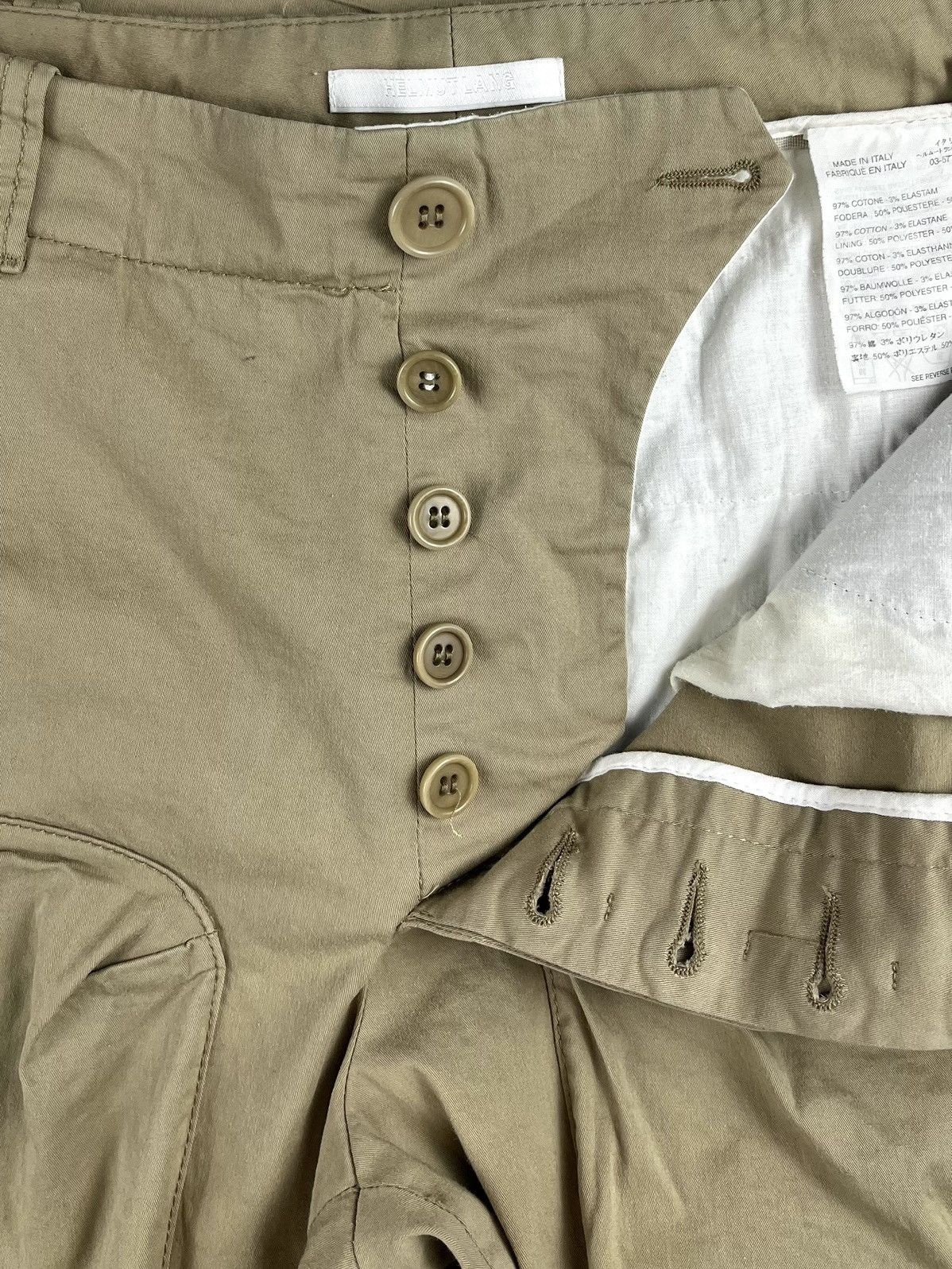 Helmut Lang Helmut Lang Vintage 3D Pocket Front Cargo Pants Size US 32 / EU 48 - 7 Thumbnail