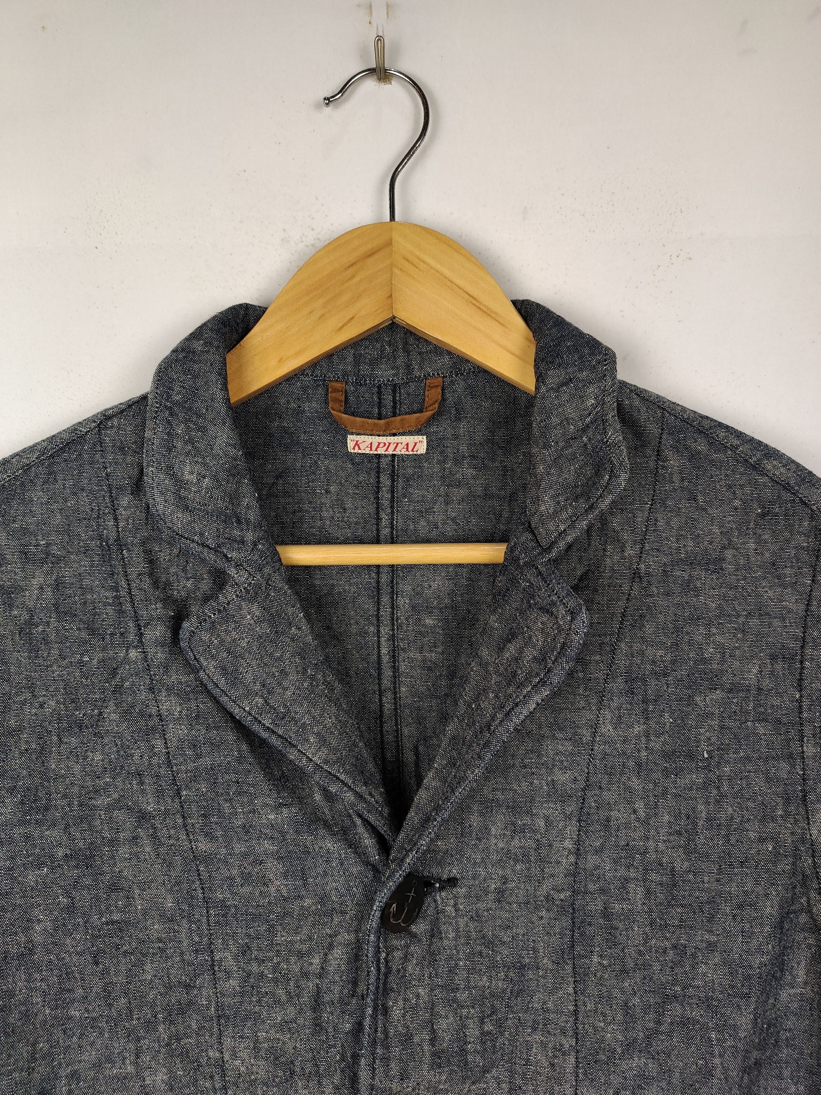 Kapital Vintage Kapital Indigo Chambray Jacket Size US M / EU 48-50 / 2 - 2 Thumbnail