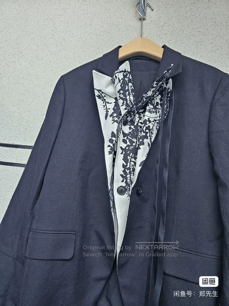 Ann Demeulemeester Ann Demeulemeester Size L Men's Suit Coat Size 50L - 7 Thumbnail