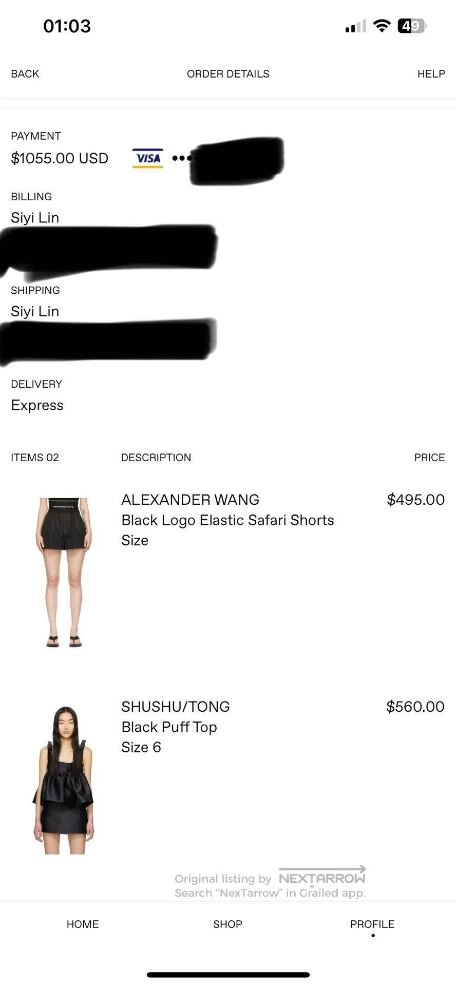 Shushu/Tong Black Puff Top with Bow Detail. Size S / US 4 / IT 40 - 5 Thumbnail