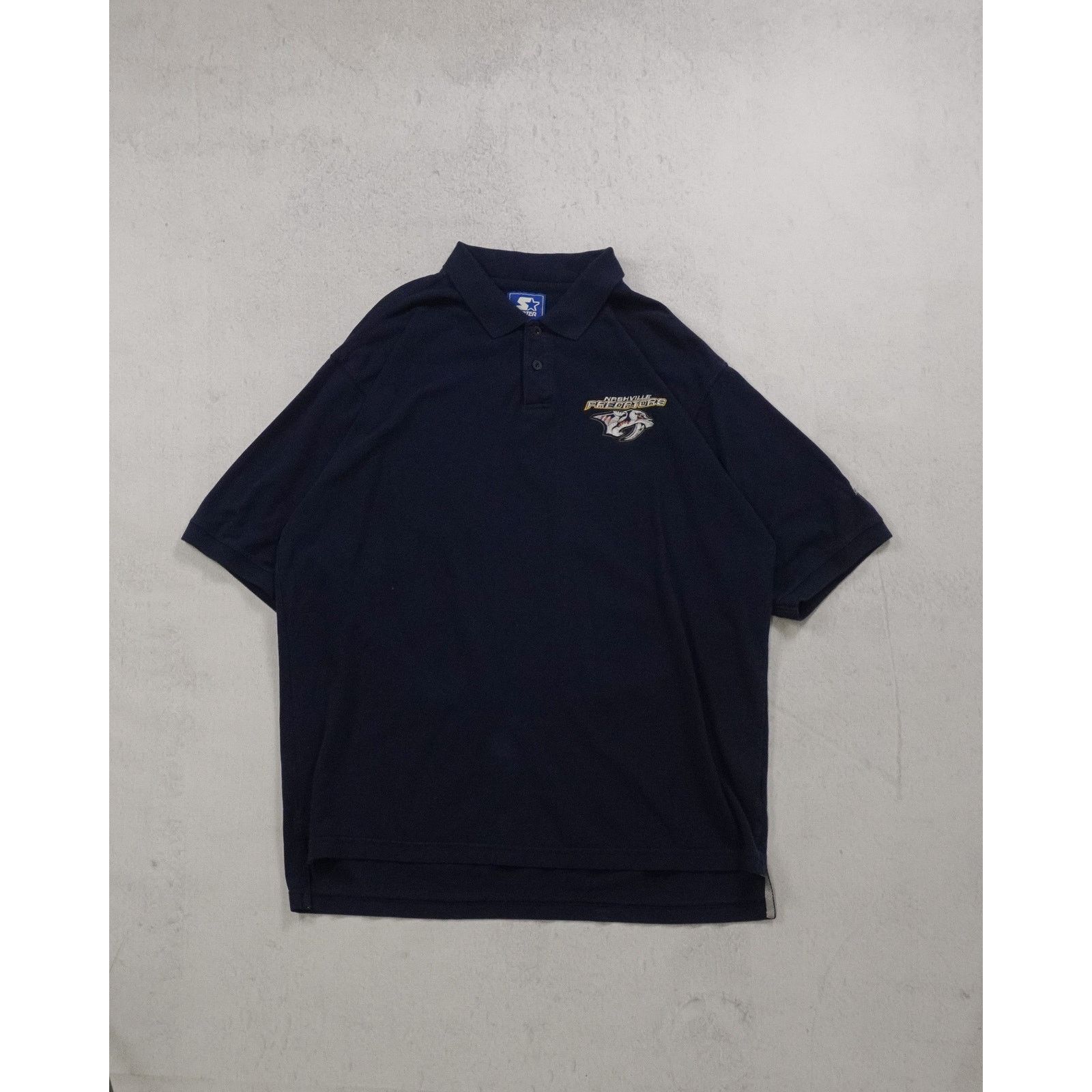 Starter Vintage 90s Starter Nashville Predators Shirt - Men's 2XL Size US XXL / EU 58 / 5 - 1 Thumbnail