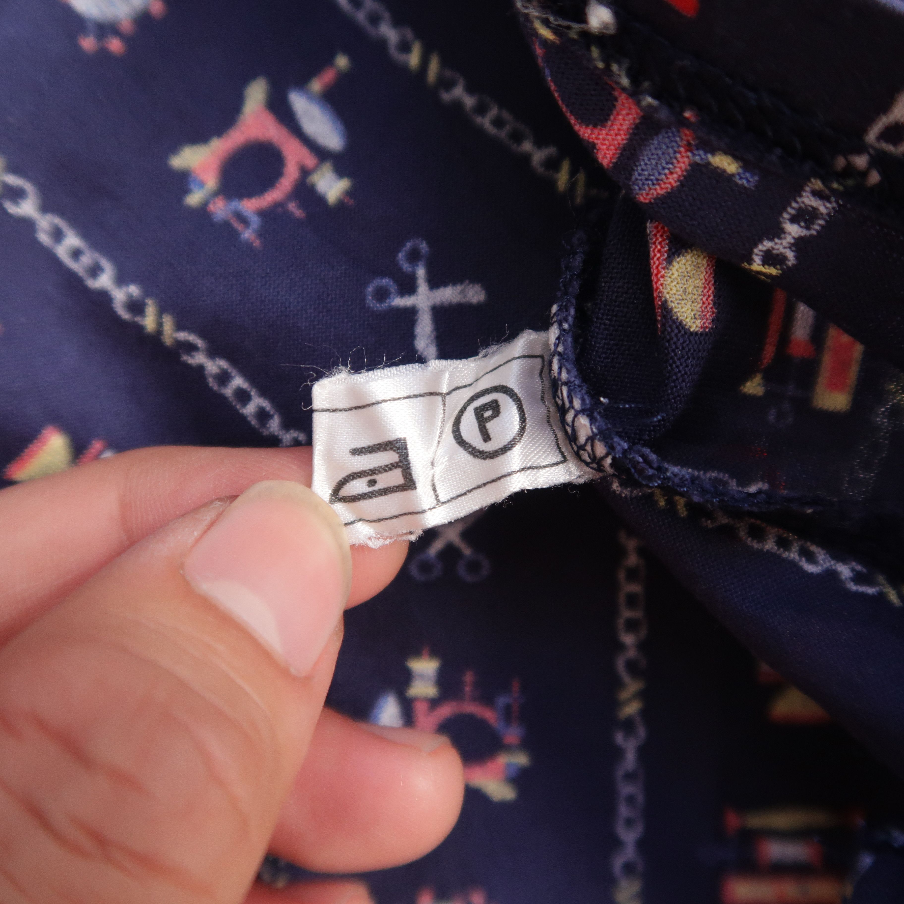Celine 1980s Celine Switzerland Chain Ethnic Shirt Half Button Size US S / EU 44-46 / 1 - 13 Thumbnail