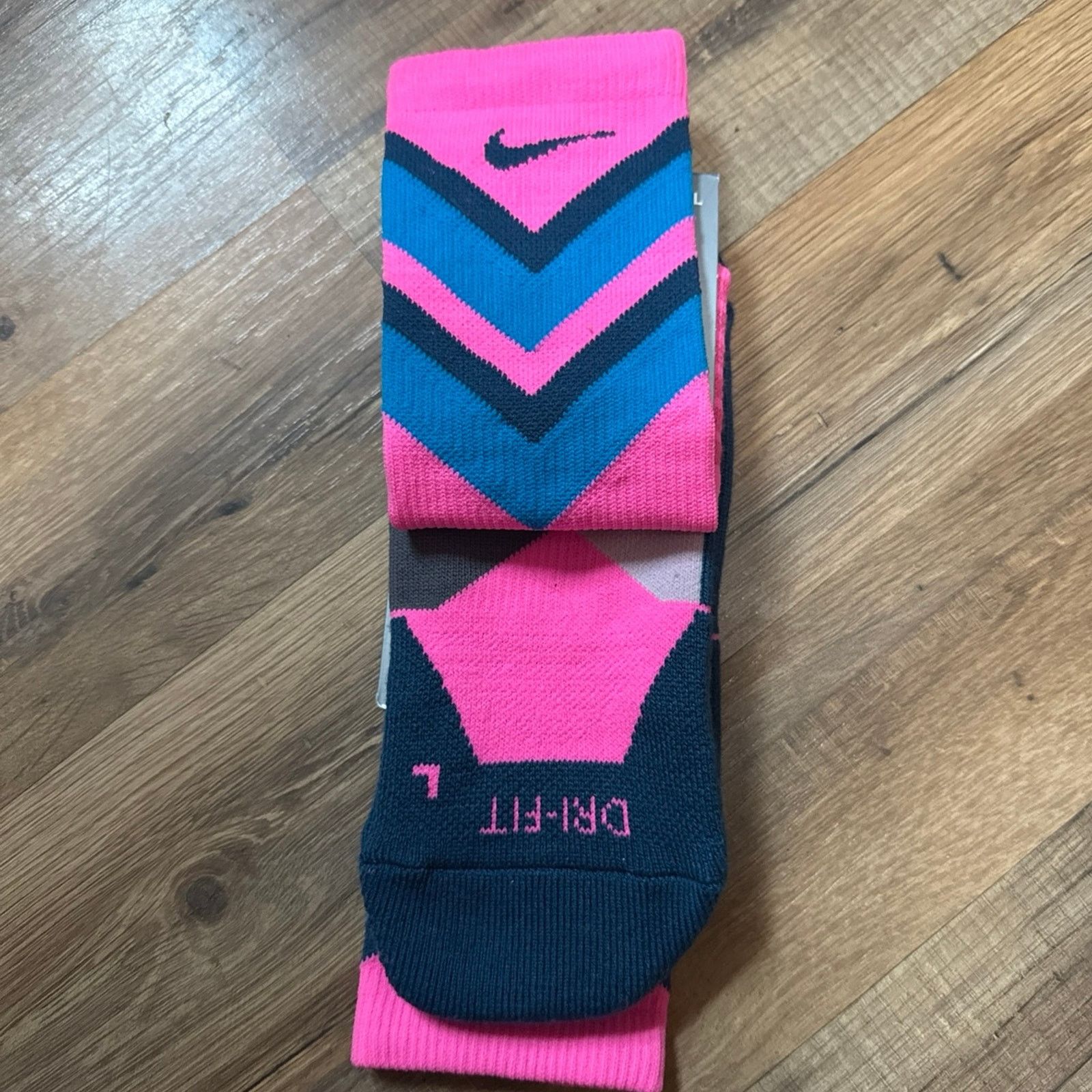 Nike 2014 Nike Hyper Elite Cushioned Basketball Crew Socks Size ONE SIZE - 2 Thumbnail