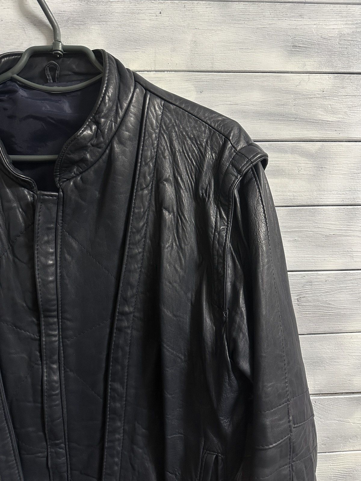 Japanese Brand Rare Vintage Leather Moto Racing Jacket Bomber. Size US M / EU 48-50 / 2 - 5 Thumbnail