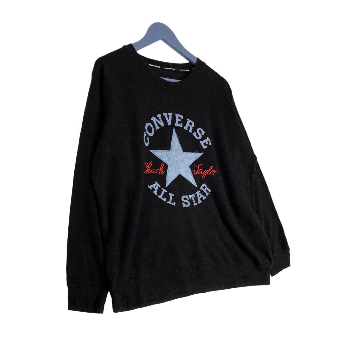 Converse × Vintage Vintage Converse All Star Crewneck Sweatshirt Size US XL / EU 56 / 4 - 3 Thumbnail