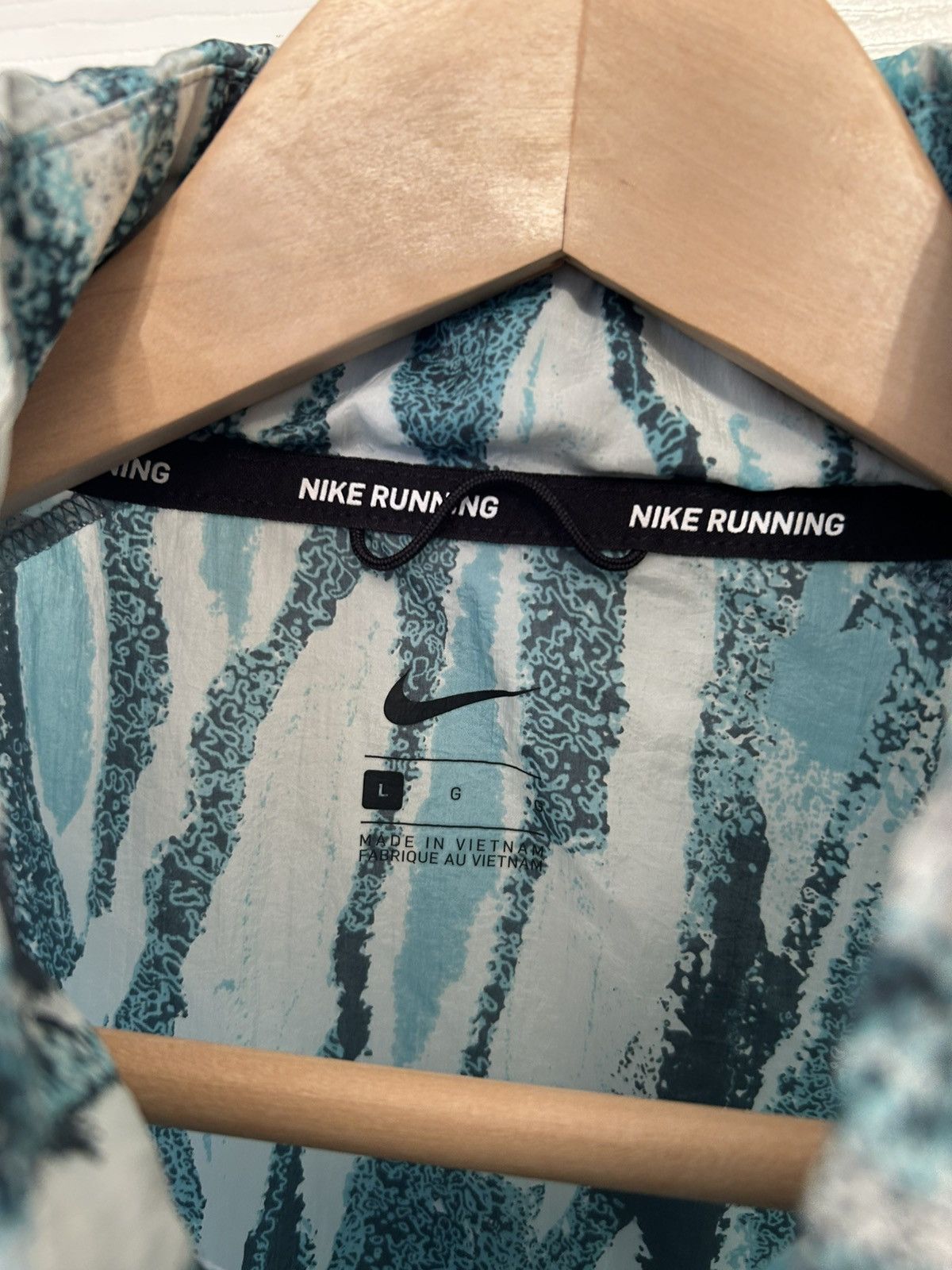 Nike × Vintage Vintage Nike Running Jacket Size Large Size US L / EU 52-54 / 3 - 3 Thumbnail