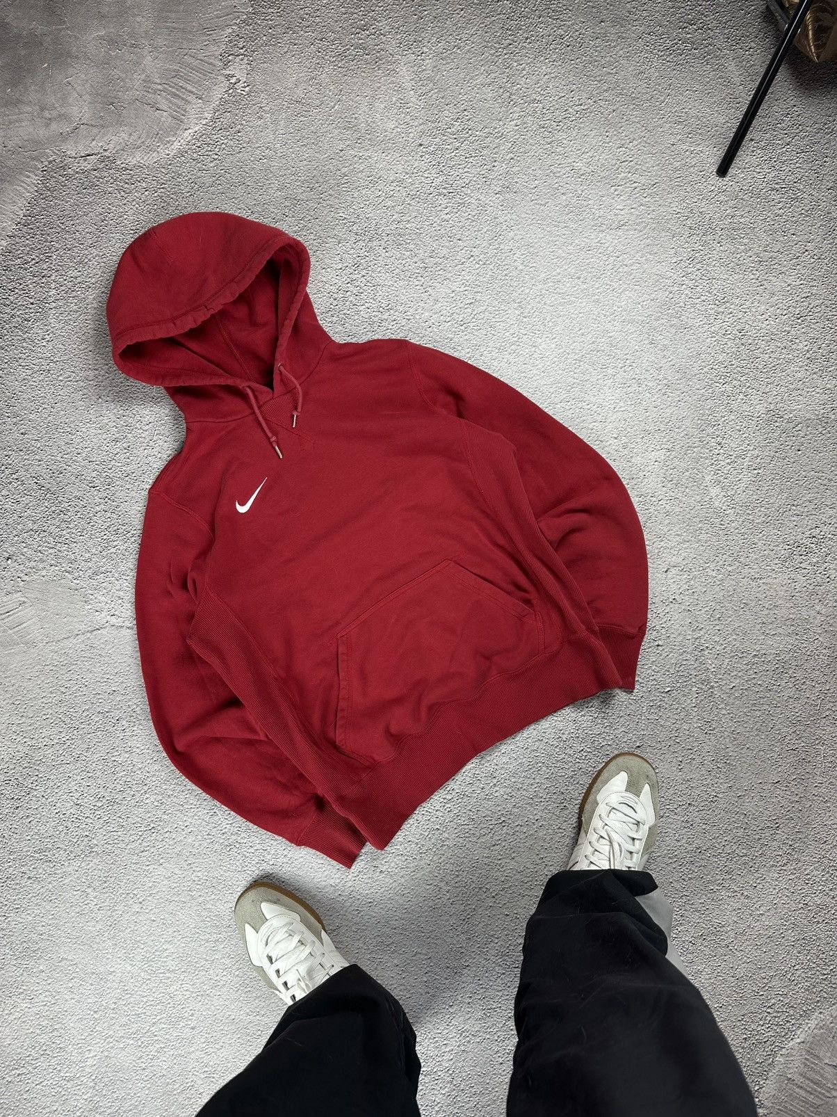Nike × Vintage Vintage Nike Hoodie FC Solothurn Blockcore Y2K Style Size US S / EU 44-46 / 1 - 1 Thumbnail