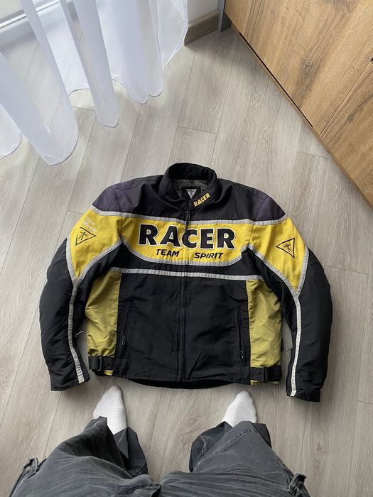Leather Jacket Pro Racer Balenciaga Style Racing Jacket | Grailed