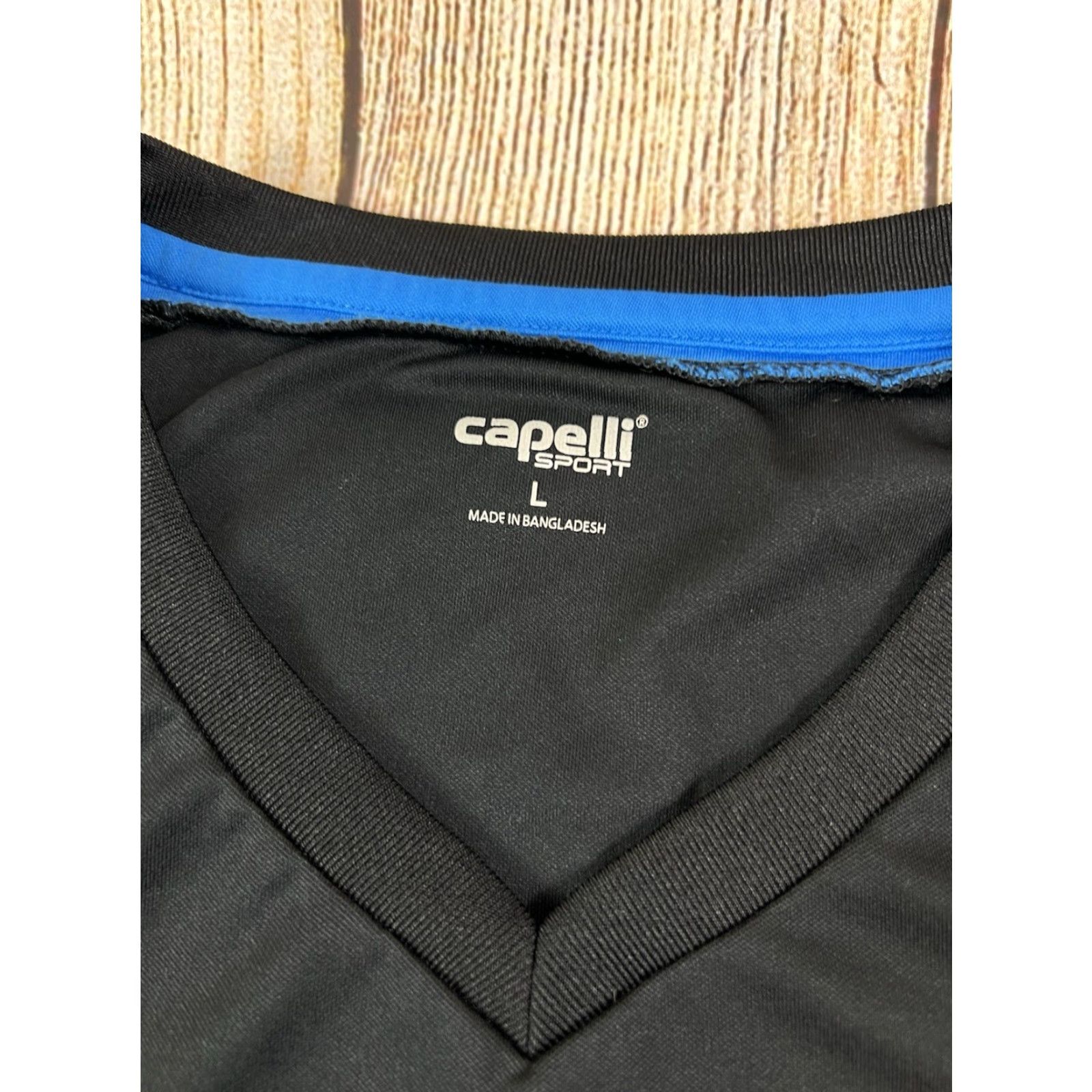Vintage Capelli Sport Jersey Women Large Black Soccer #23 Size L / US 10 / IT 46 - 4 Thumbnail