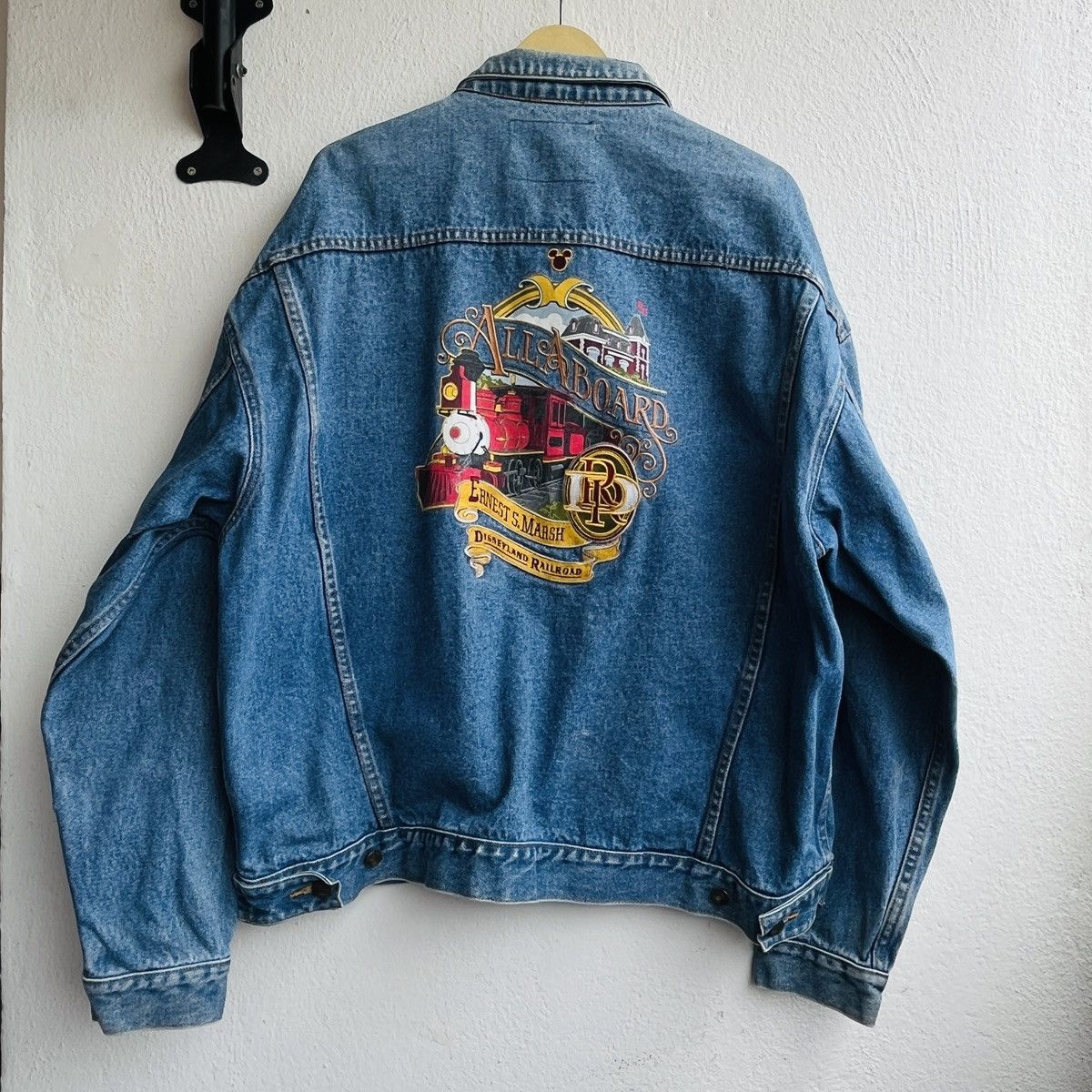 Other Vintage Disneyland Railroad Embroidered Denim Jacket XXL Size US XXL / EU 58 / 5 - 2 Thumbnail