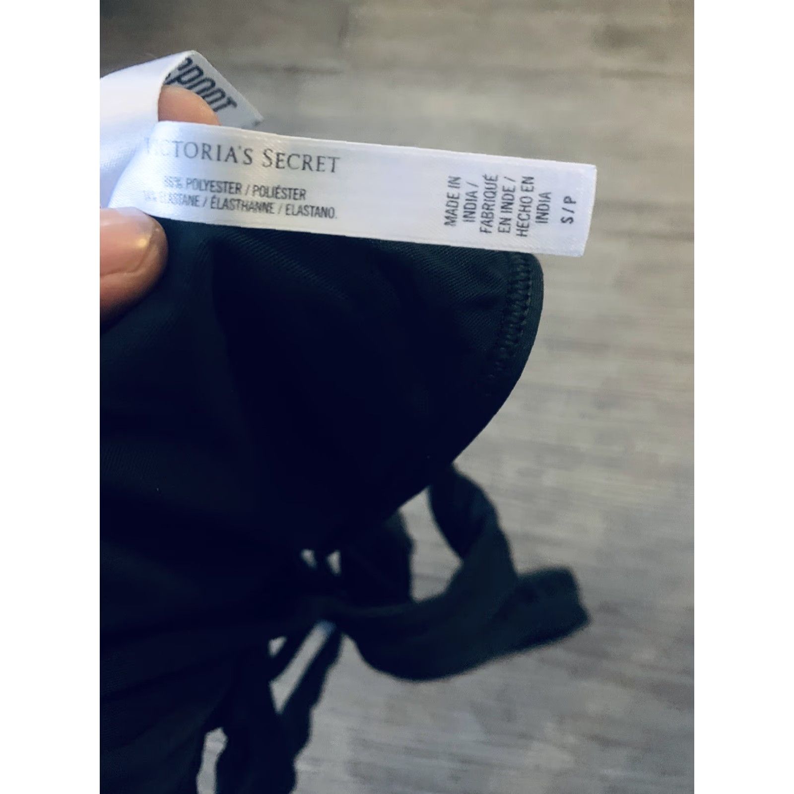 Victoria's Secret **Victoria's Secret VSX Sport Small Black Plunge Sports Bra** User: Victoria's Secret VSX Sport Small Black Plunge Sports Bra Size ONE SIZE - 5 Thumbnail