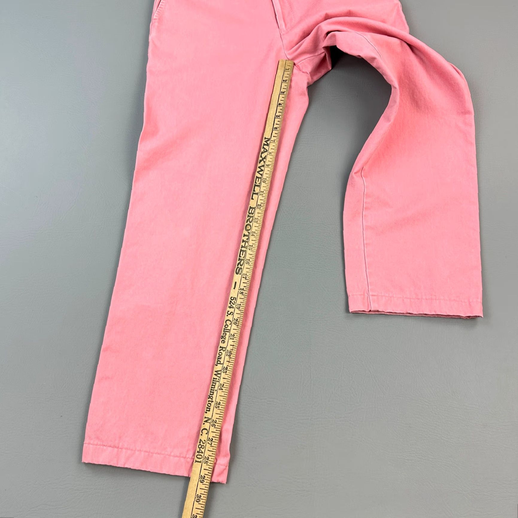 Peter Millar Peter Millar Pants Mens Pink 34x29 Pima Washed Twill Flat Front Chino Casual Size US 34 / EU 50 - 2 Thumbnail