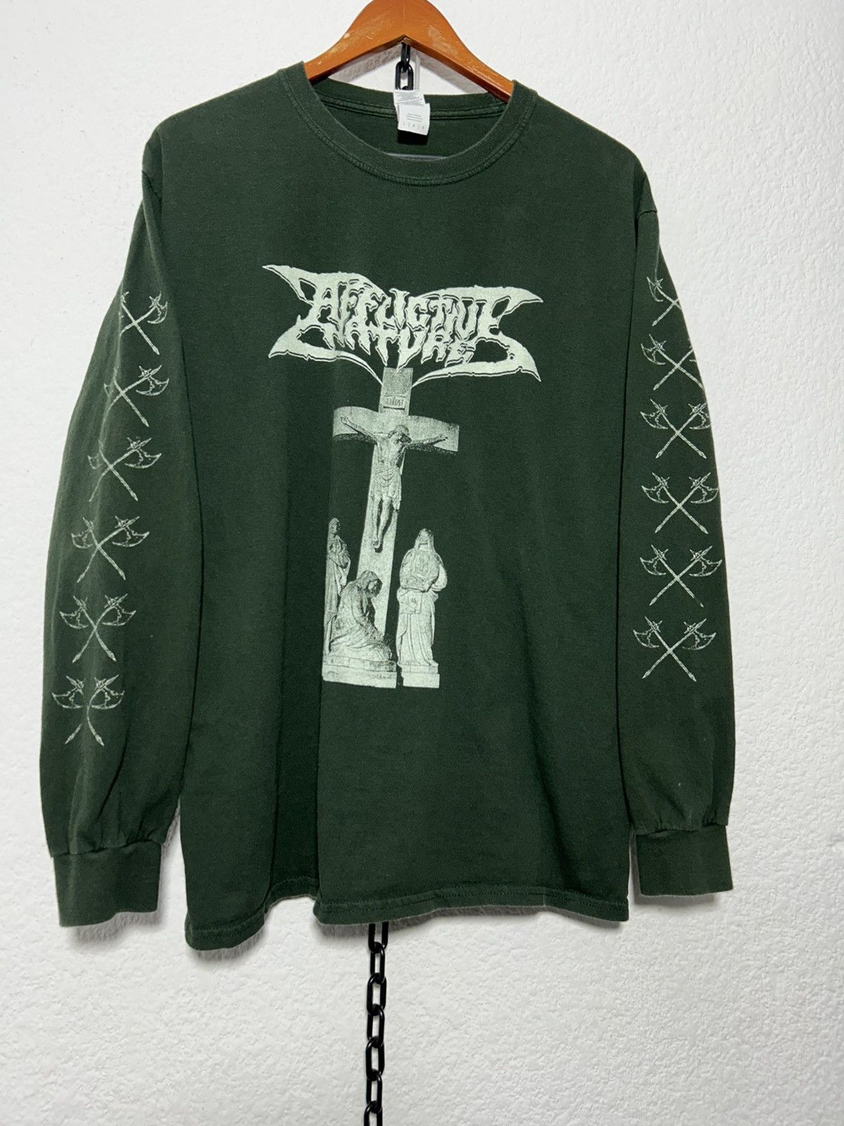 Band Tees 2017 Afflictive Nature Cheeting Dead Size US L / EU 52-54 / 3 - 1 Thumbnail