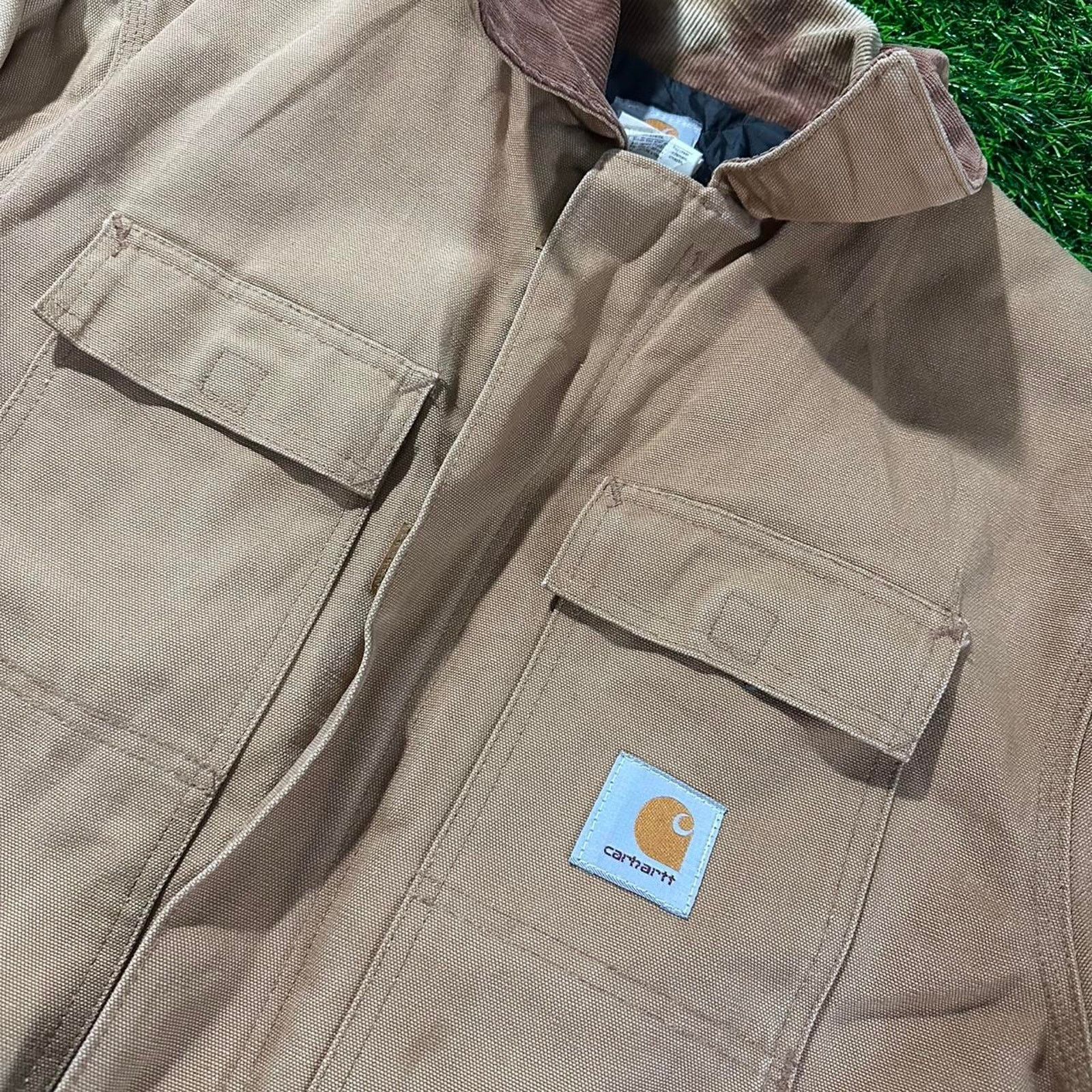 Carhartt Vintage Carhartt Workwear Zip-Up Jacket - XL Size US XL / EU 56 / 4 - 2 Thumbnail