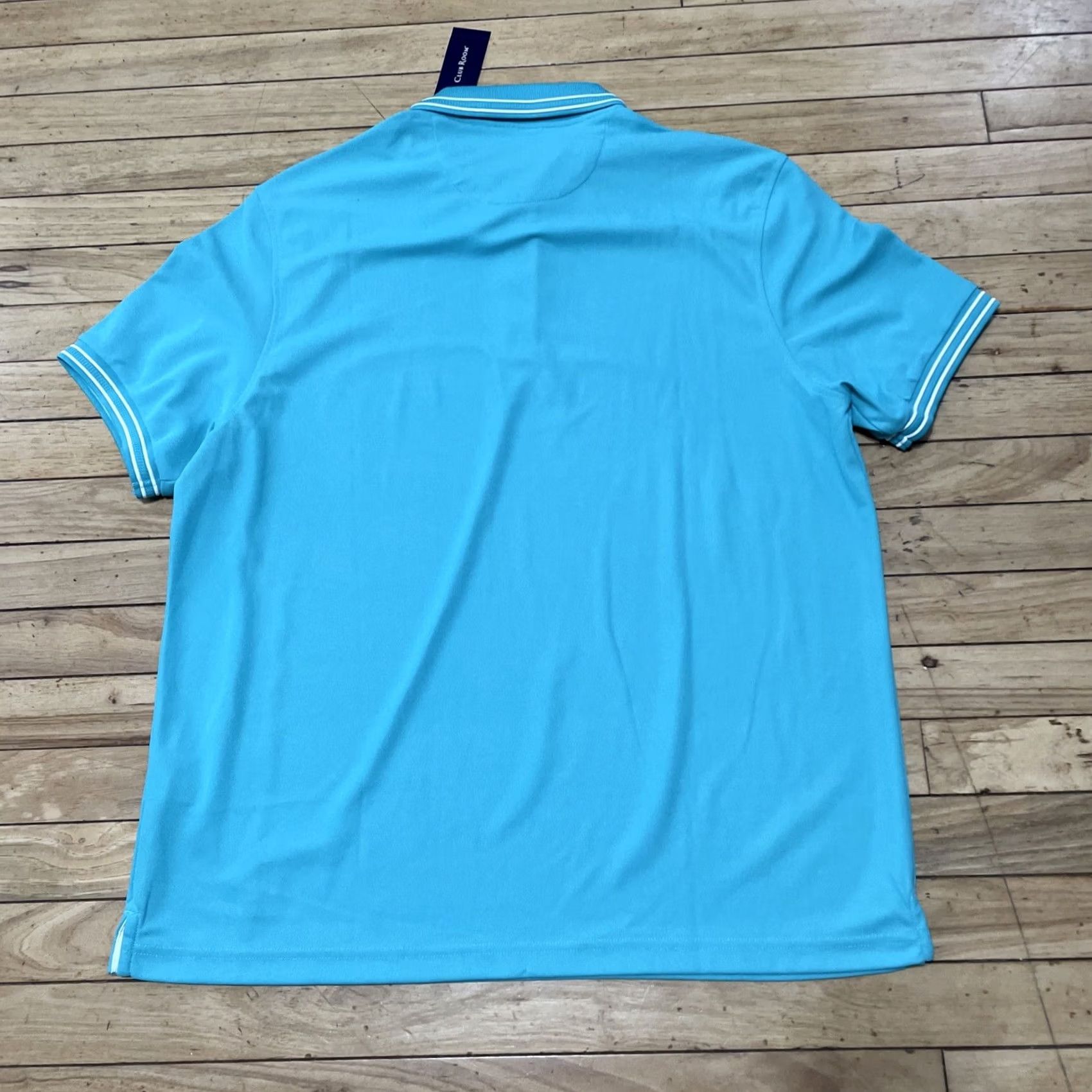Club Room VINTAGE Club Room Polo Shirt Men XL Teal Green Preppy UPF50 Sun Protection New 0 46 Size US XL / EU 56 / 4 - 2 Thumbnail
