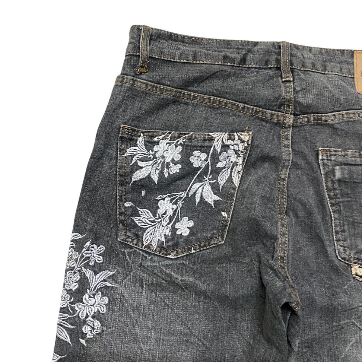 Japanese Brand Vintage BUDEN Denim Fishkoi Embroidery Jeans Size US 34 / EU 50 - 12 Thumbnail