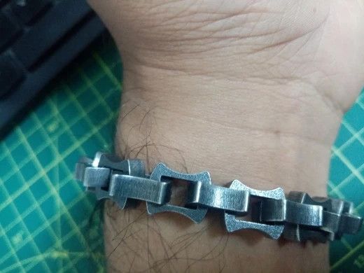 Other Punk Retro Link Chain Bracelet Bangles Gift For Him Size ONE SIZE - 1 Thumbnail