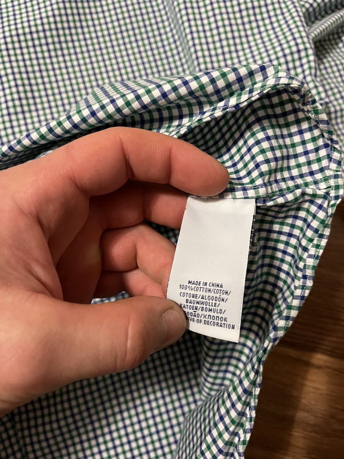 Polo Ralph Lauren Vintage Polo Ralph Lauren Checked Pattern Long Sleeve Shirt Size US XXL / EU 58 / 5 - 4 Thumbnail