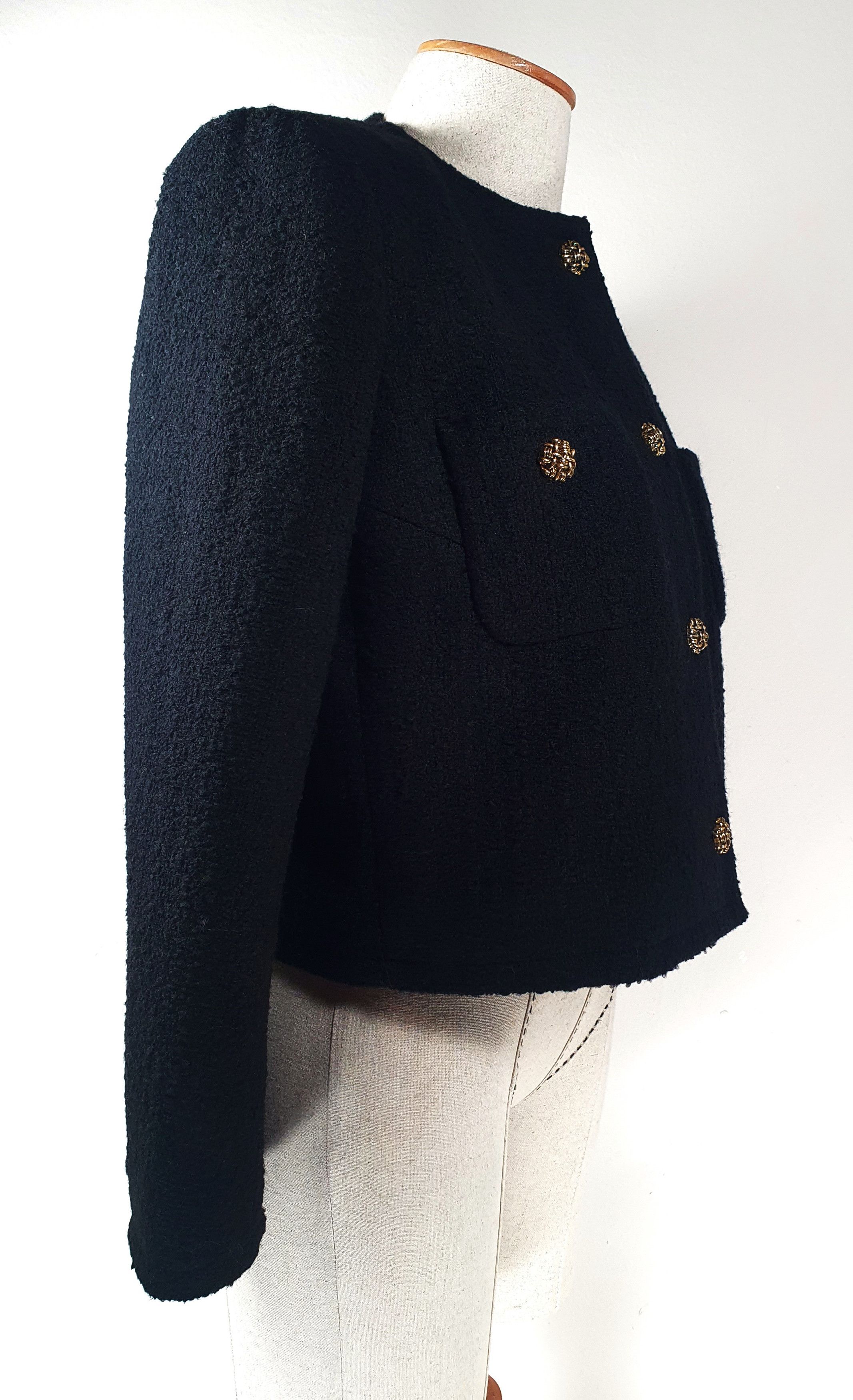 Tweed black jacket blazer