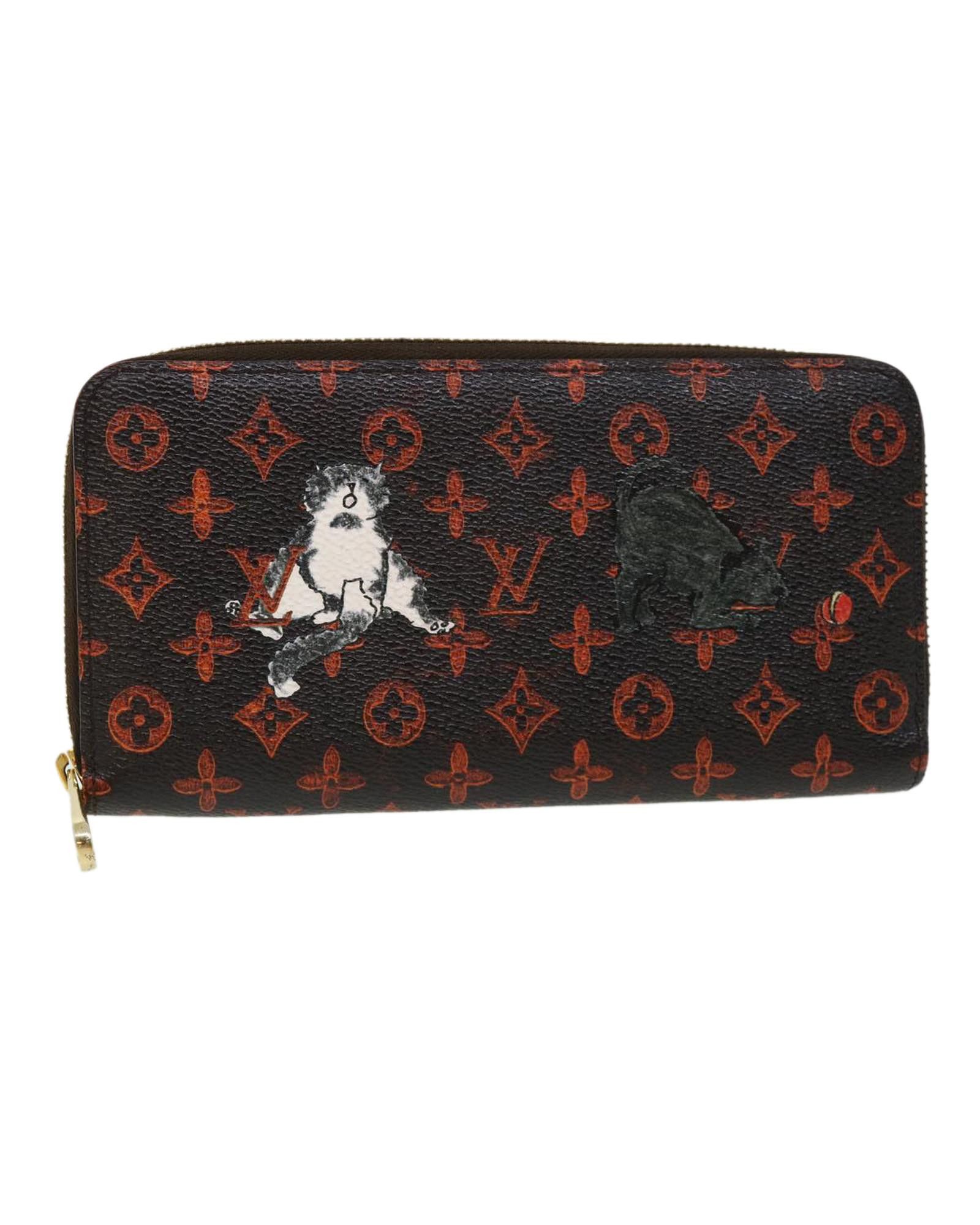 image of Louis Vuitton Monogram Transformed Zippy Wallet Long Wallet M63875 in Black, Women's