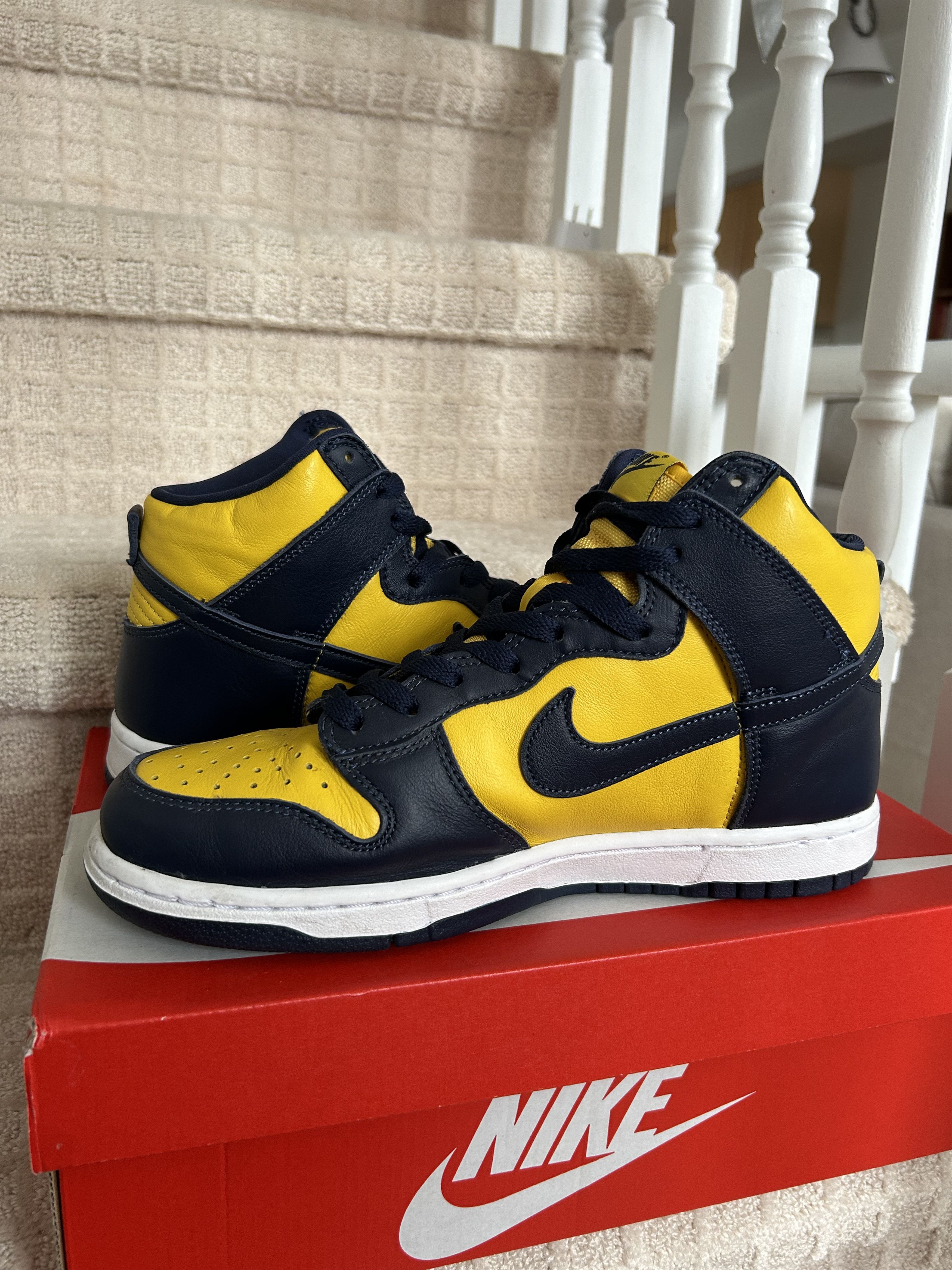 Nike Nike Dunk High Michigan Size US 8.5 / EU 41-42 - 7 Thumbnail