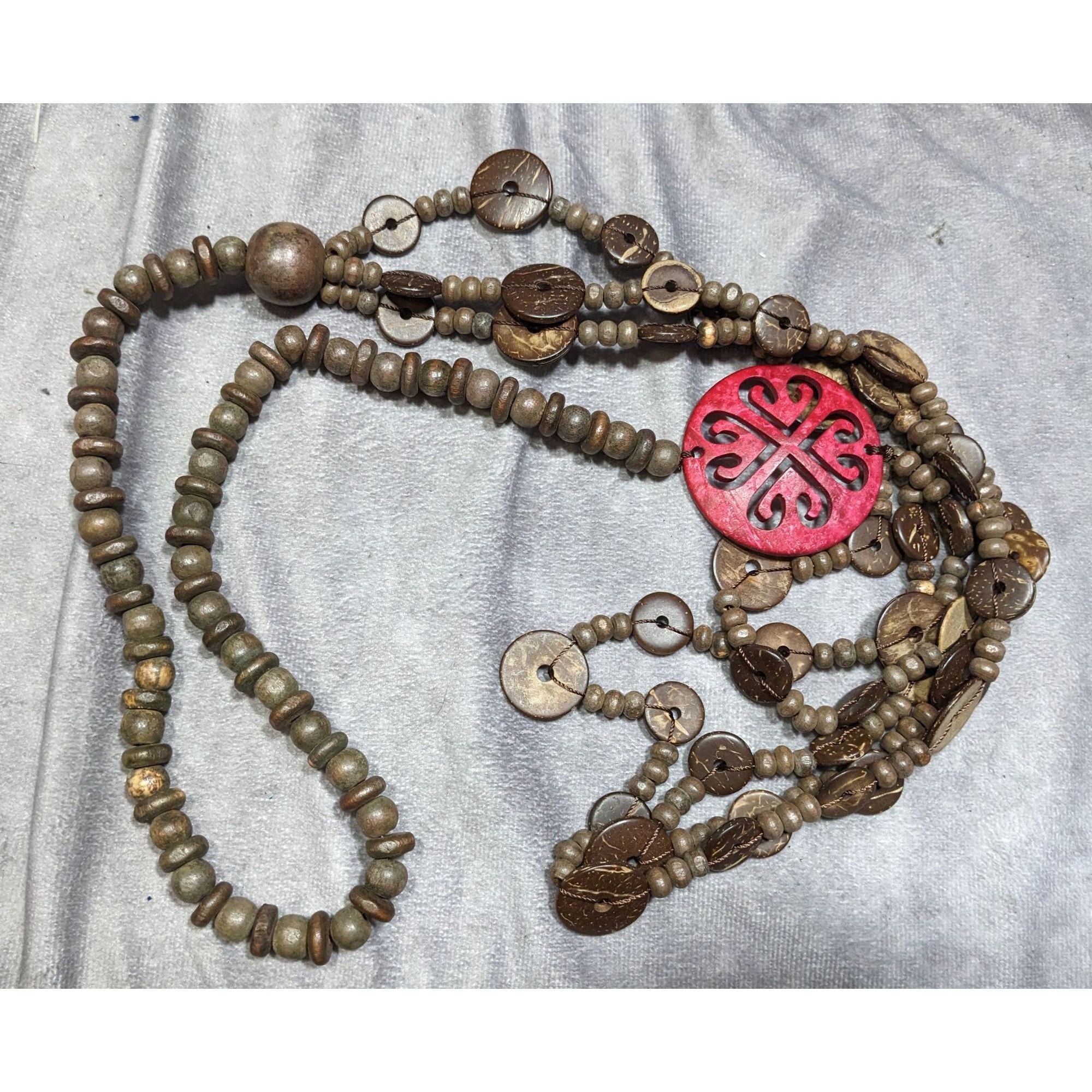 Other Paparazzi Jungle Jive Boho Multilayer Wooden Beaded Necklace Size ONE SIZE - 4 Thumbnail