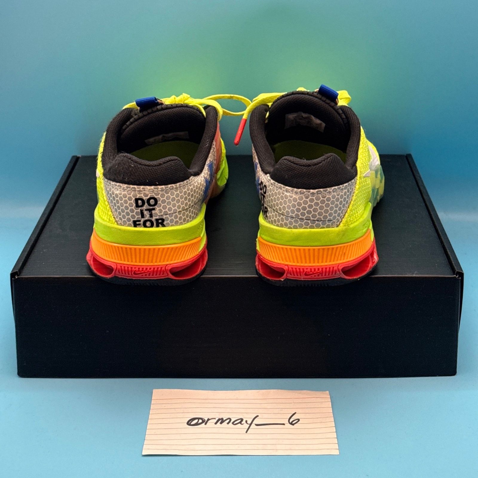 Nike Nike Metcon 7 AMP Volt Bright Spruce Checkered m8 w9.5 Size US 8 / EU 41 - 5 Thumbnail