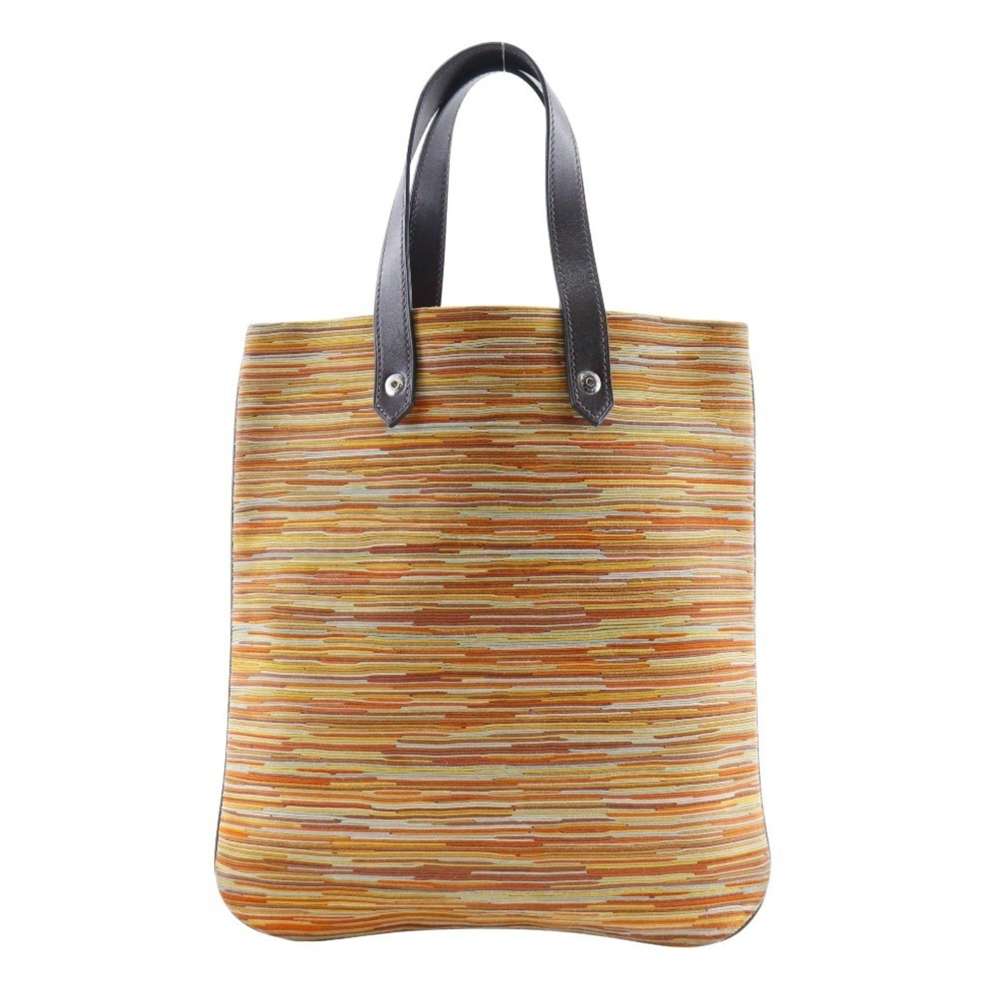 Hermes Hermes Amedaba PM Handbag Tote Bag Vibrato 2005 Orange □I A5 Unisex Size ONE SIZE - 1 Thumbnail