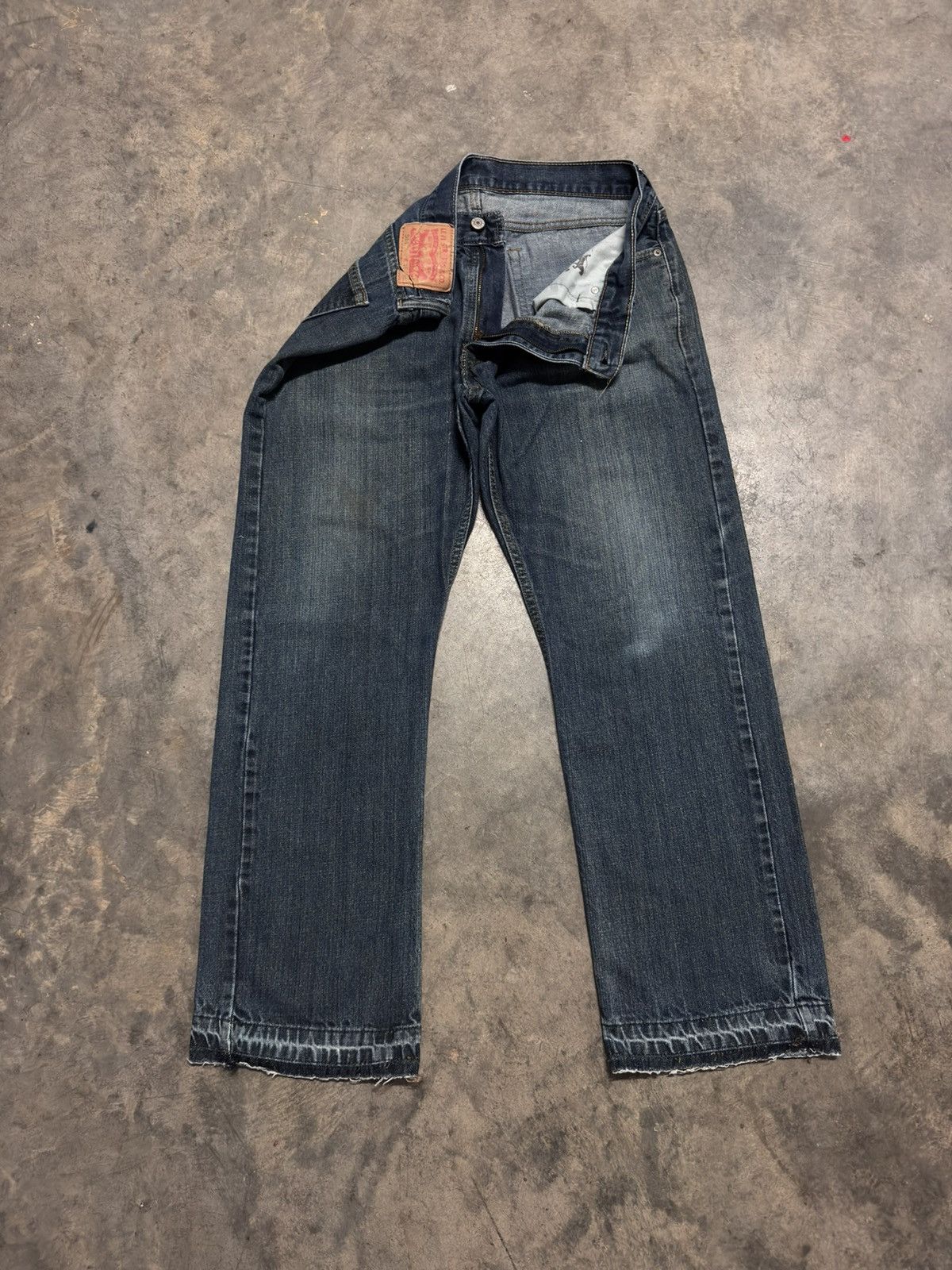 Levi's × Levi's Vintage Clothing Vintage Levis 514 Size 36x29 Distressed Hem Red Tag 90s Y2K Size US 36 / EU 52 - 1 Thumbnail