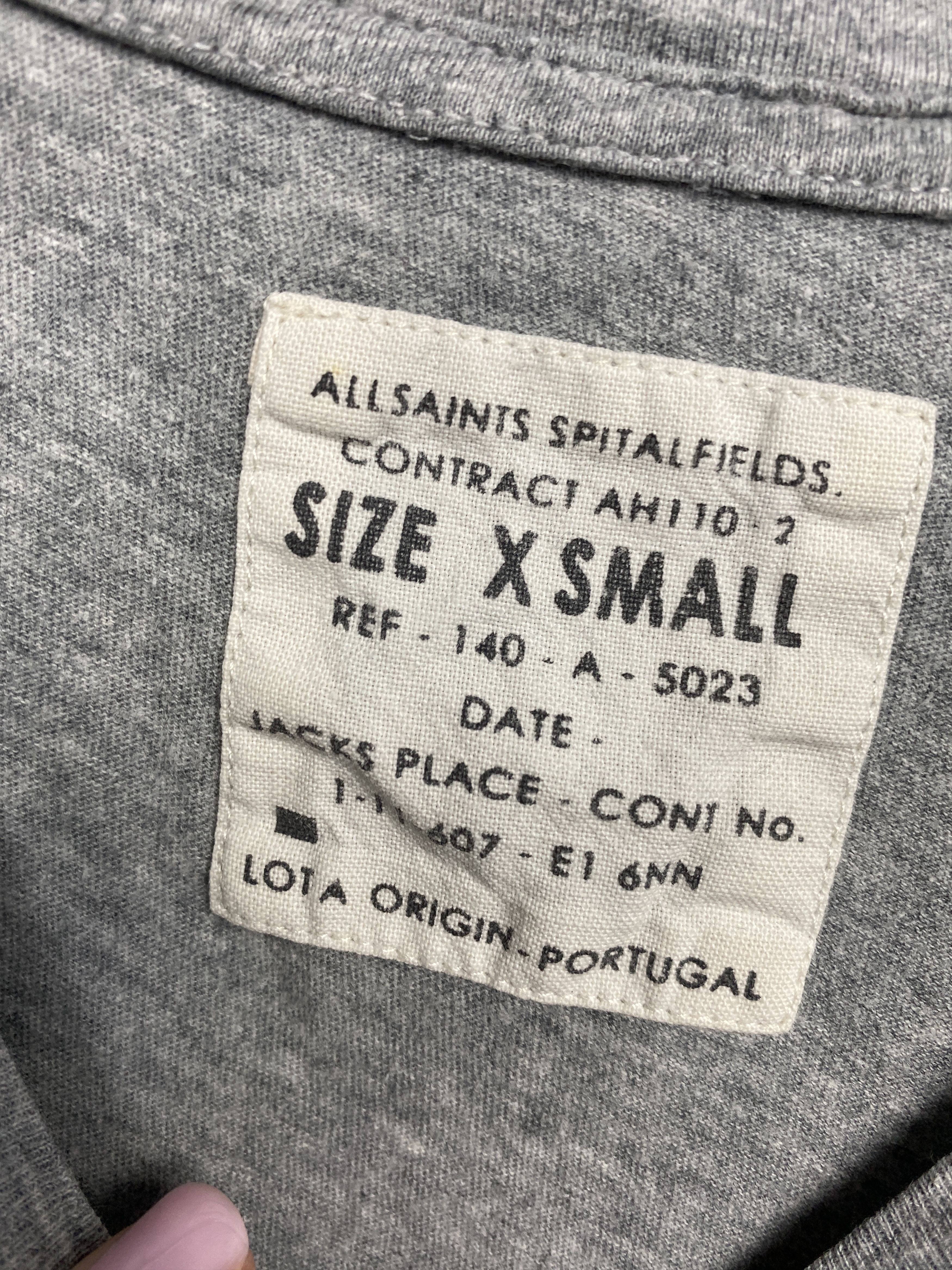 Allsaints Allsaints Mens Houston We Have A Touchdown T-Shirt Tee Size US XS / EU 42 / 0 - 4 Thumbnail