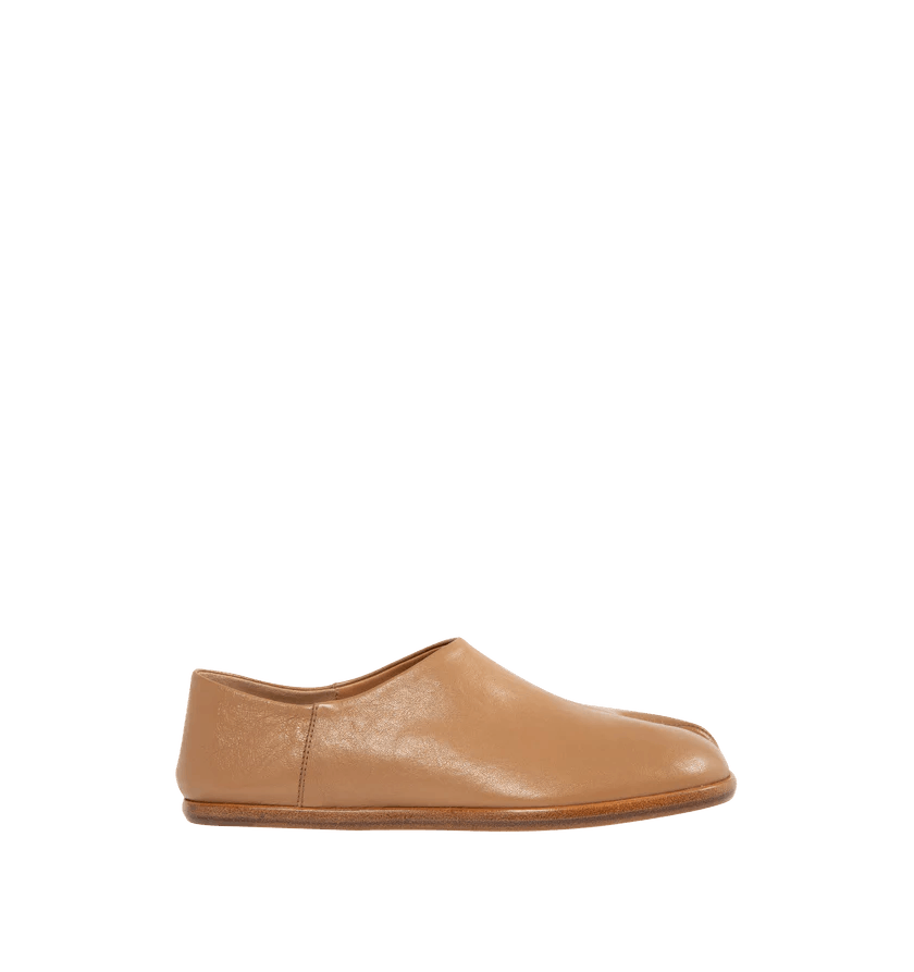 Maison Margiela o1h1sh11225 Tabi Babouche Shoe in Beige Size US 7.5 / IT 37.5 - 1 Thumbnail