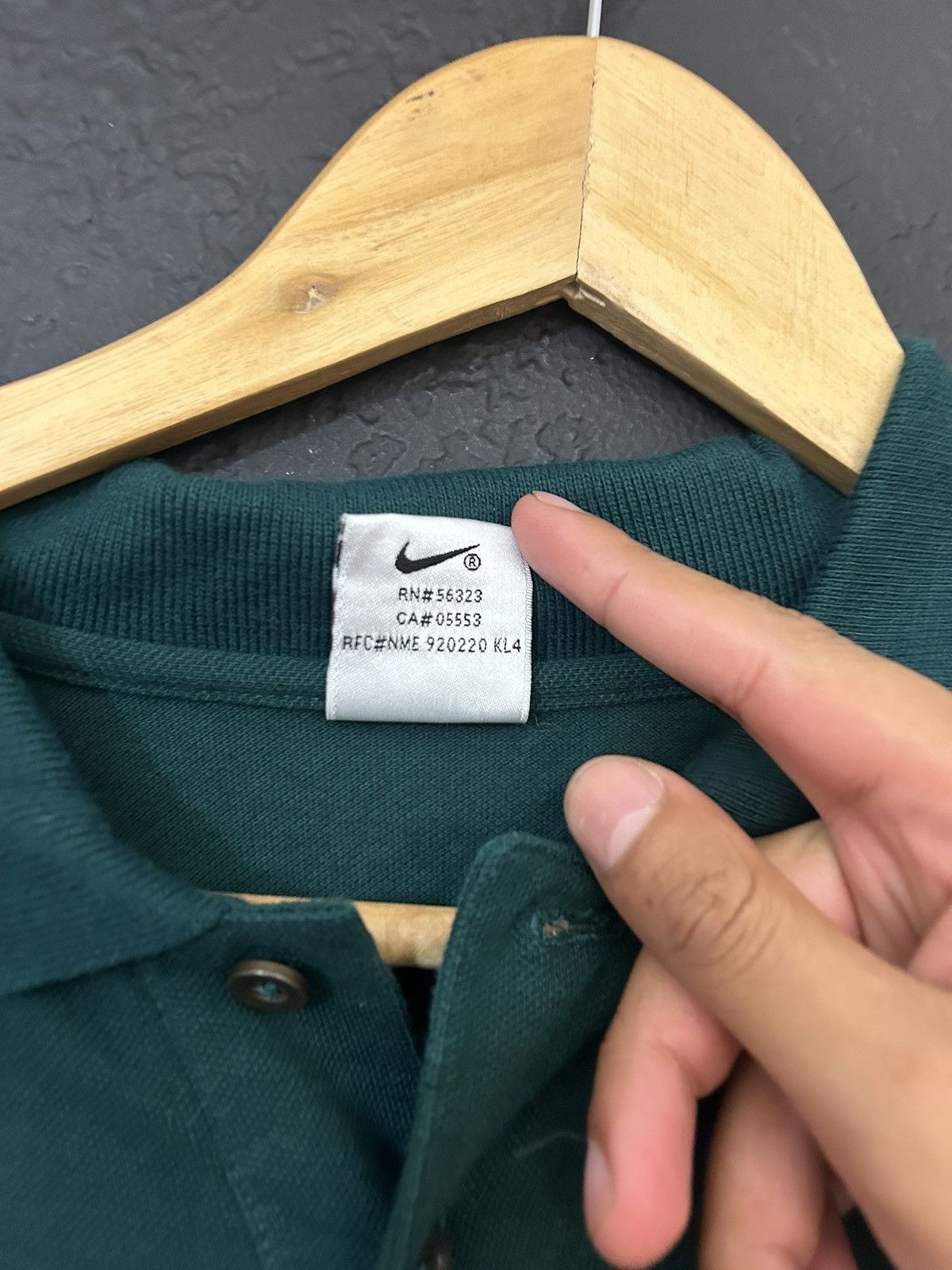 Nike New With Tags Pine Green Nike Longsleeve Polo Size US M / EU 48-50 / 2 - 4 Thumbnail
