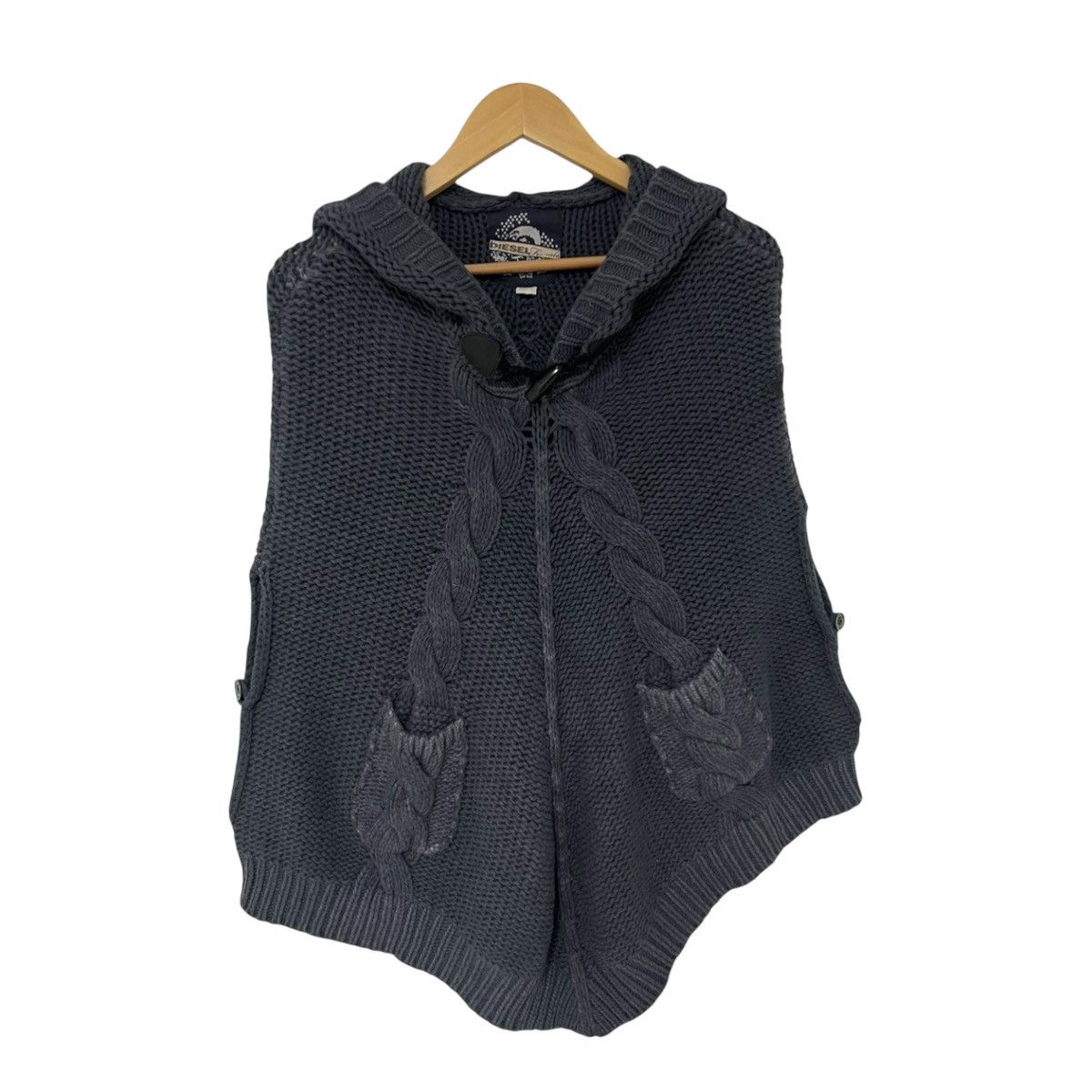 Diesel Diesel poncho hoodie Size US S / EU 44-46 / 1 - 1 Thumbnail
