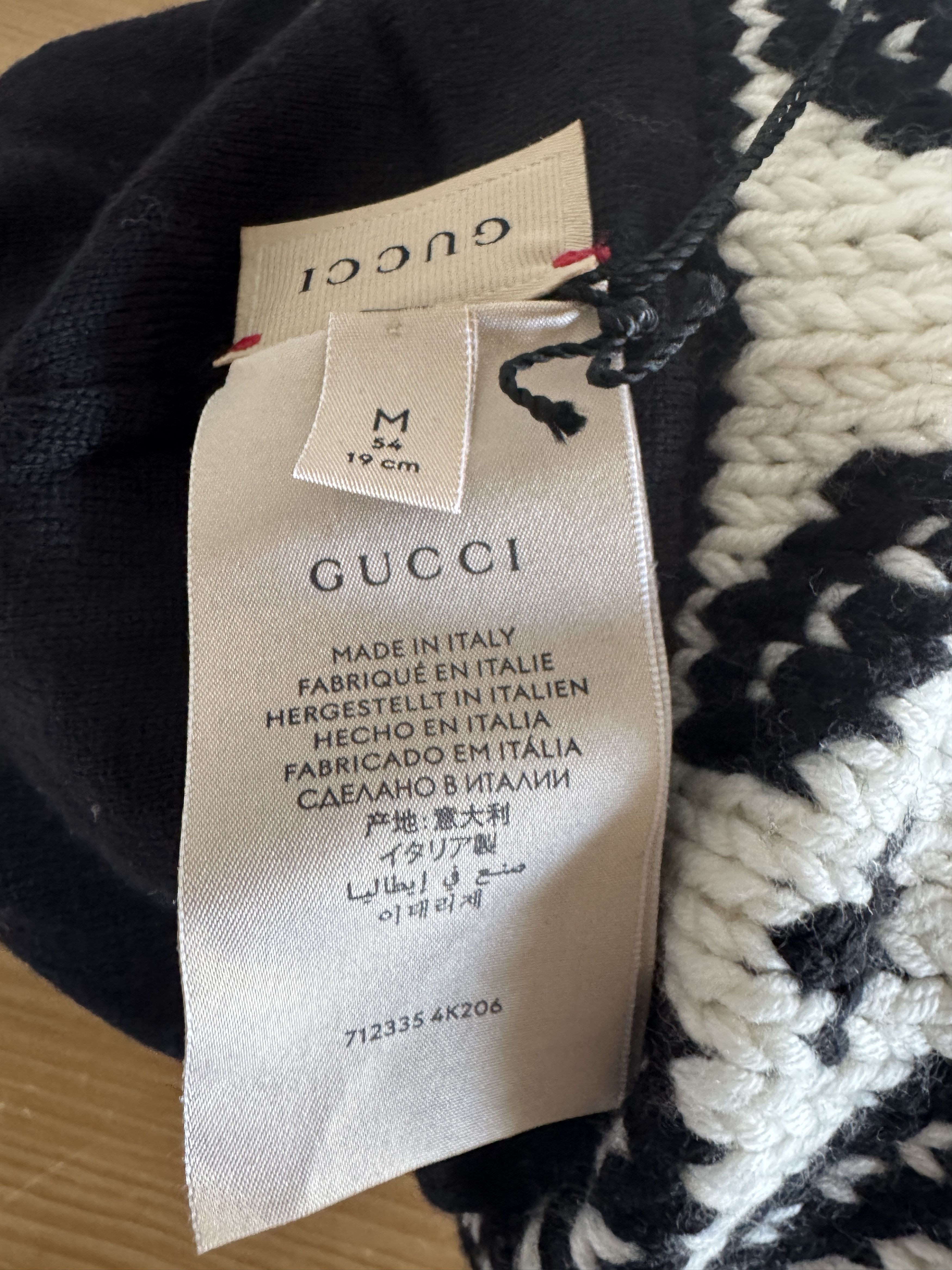 Gucci Fair Isle Wool Beanie Size ONE SIZE - 6 Thumbnail