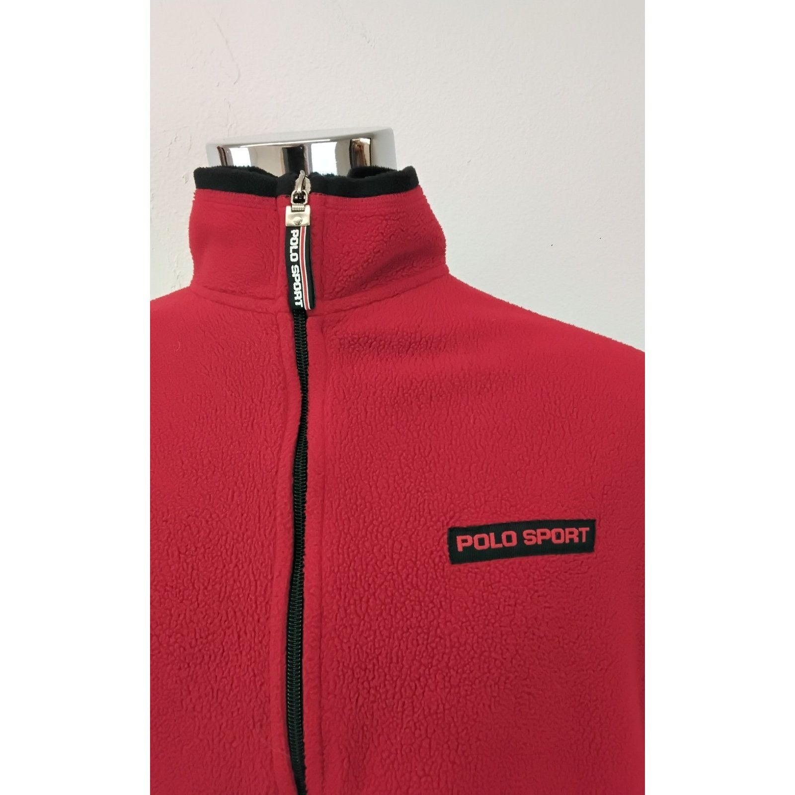Ralph Lauren Polo Sport Ralph Lauren Fleece Jacket Men's XL Red Full Zip Size US XL / EU 56 / 4 - 3 Thumbnail